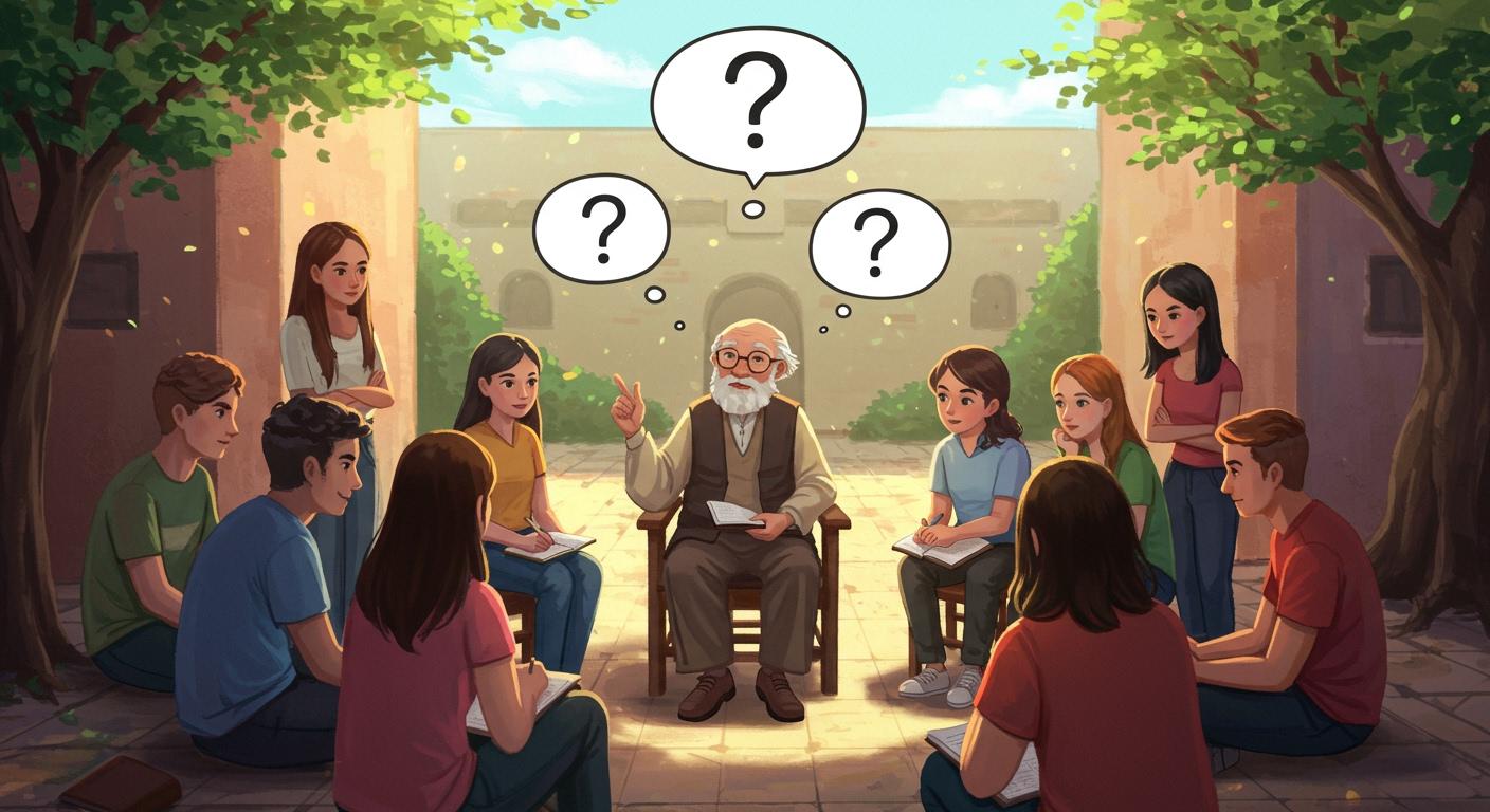 제자들에게 남긴 세 가지 질문