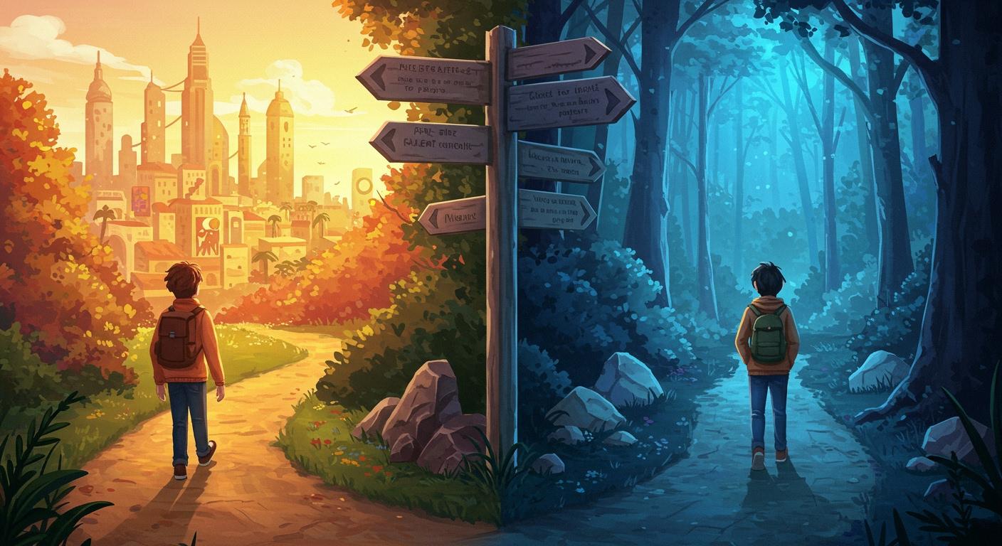 우연한 만남, 다른 길을 걷게 된 두 사람