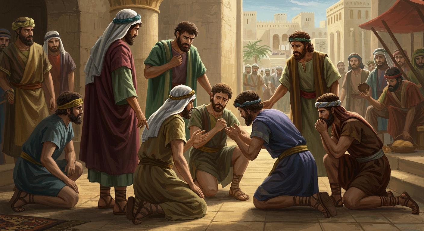 위기의 순간: 요셉의 고난과 시므온의 역할