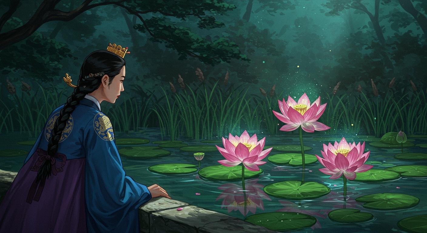 삼화정 연못과 기이한 연꽃