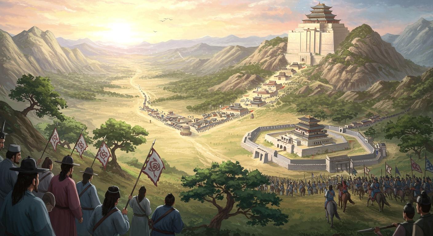 고구려의 도읍 변천: 웅장한 기상과 끊임없는 남진 정책의 반영