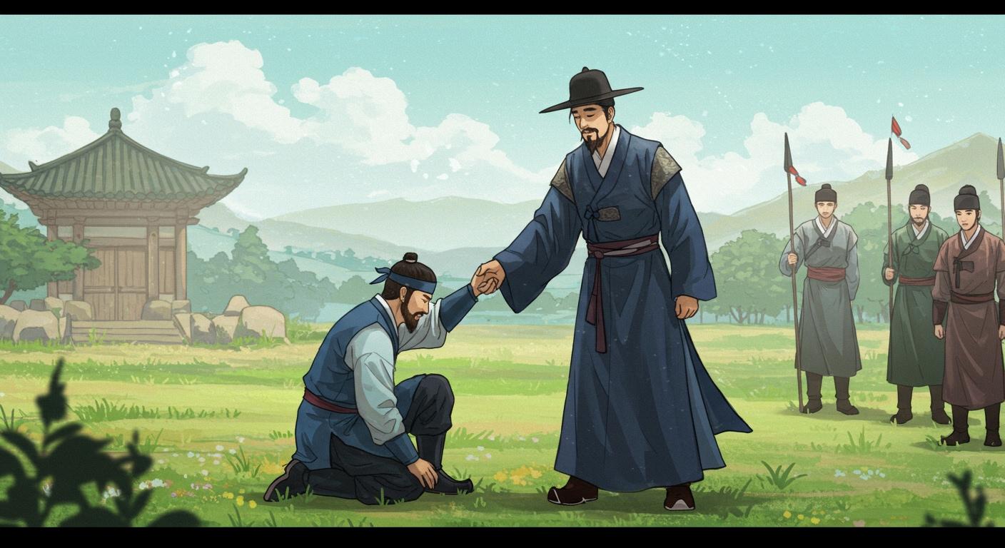 왕건에게 투항하다