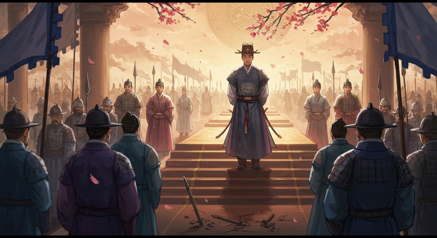 왕위에 오르다