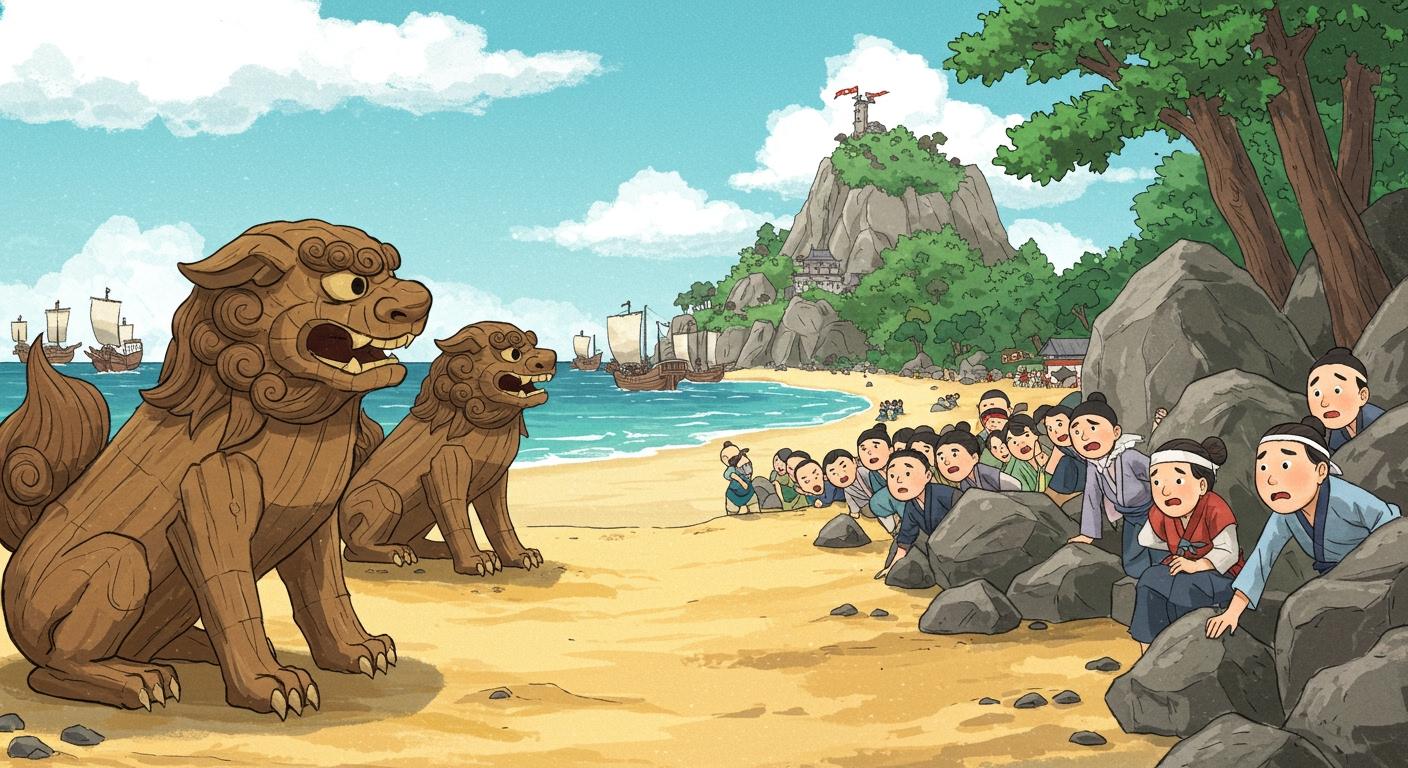 나무 사자의 등장, 심리전을 펼치다