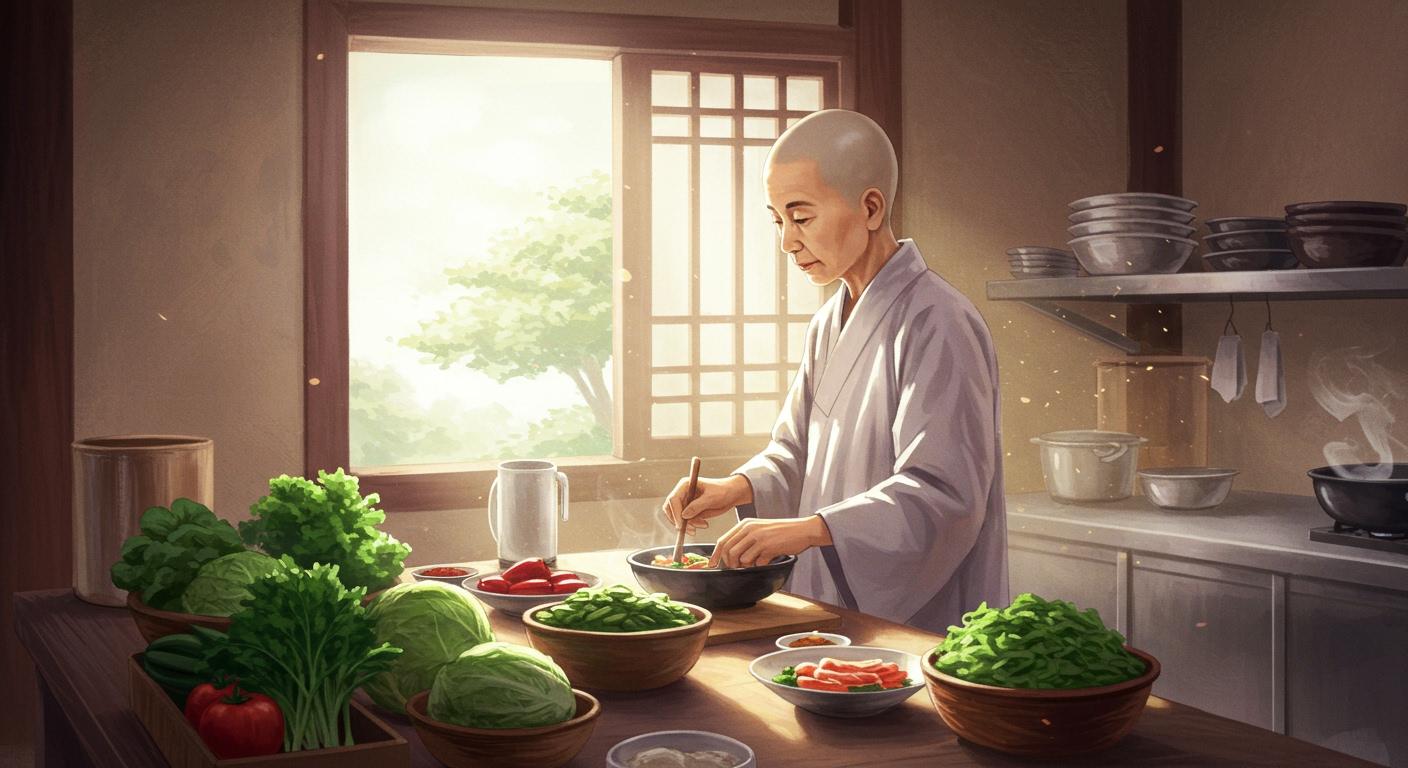자연 속에서 피어난 정관스님의 요리 철학