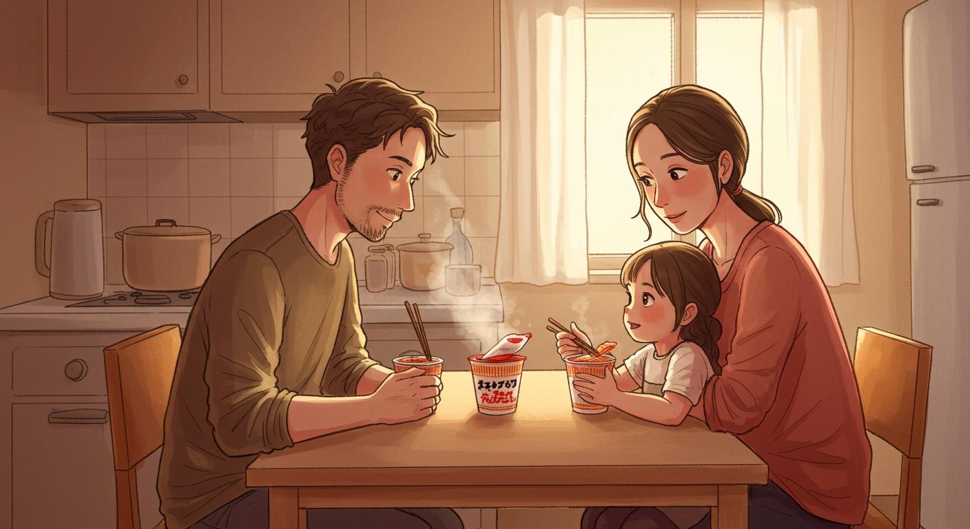 새로운 가족, 어색한 동거