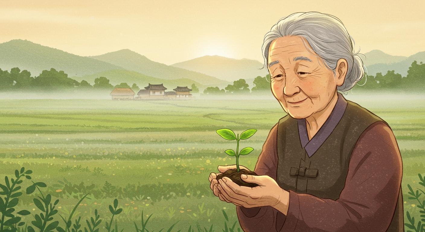 할머니의 사랑으로 피어나는 용기
