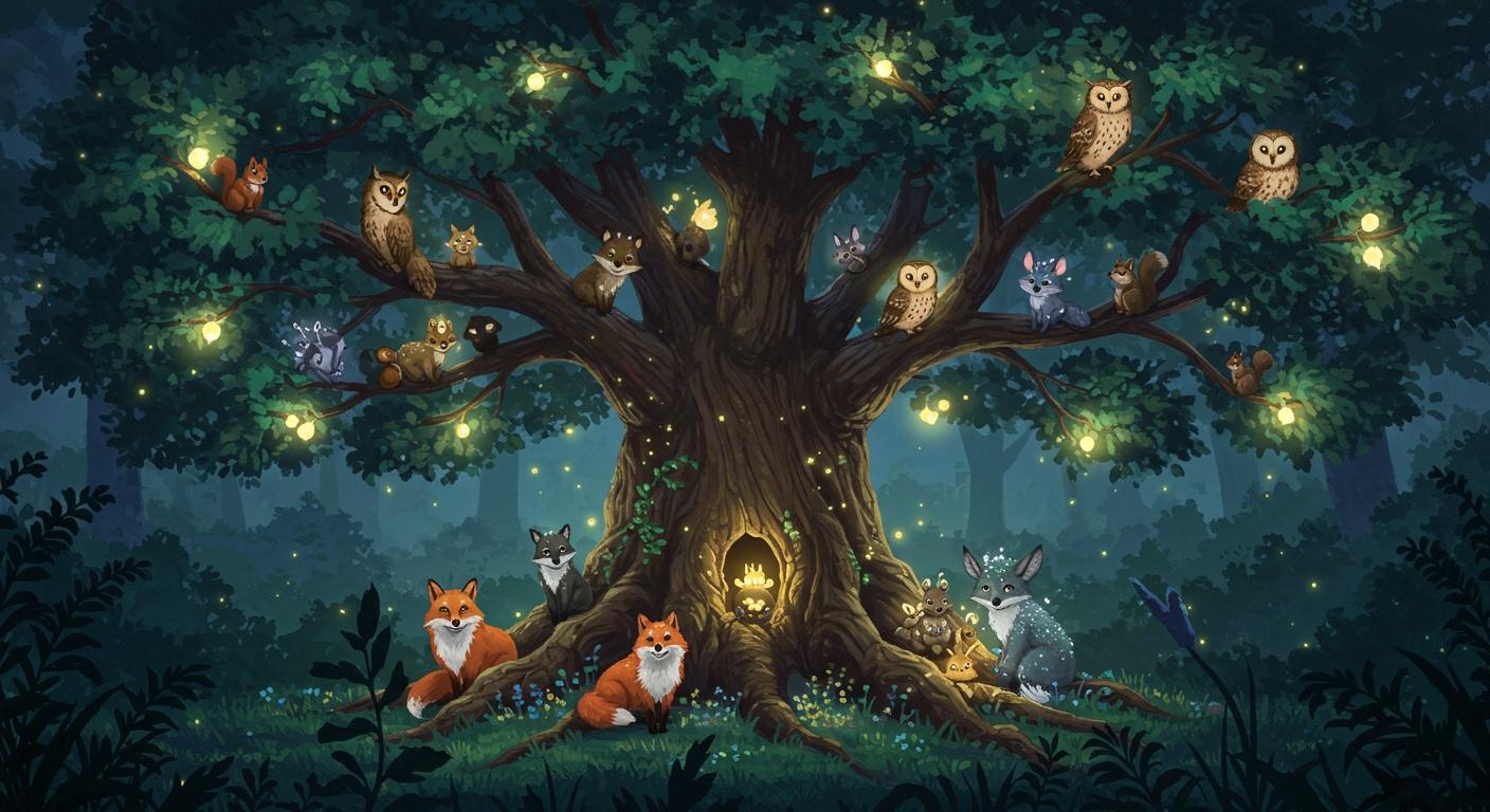 숲 속 친구들의 안식처