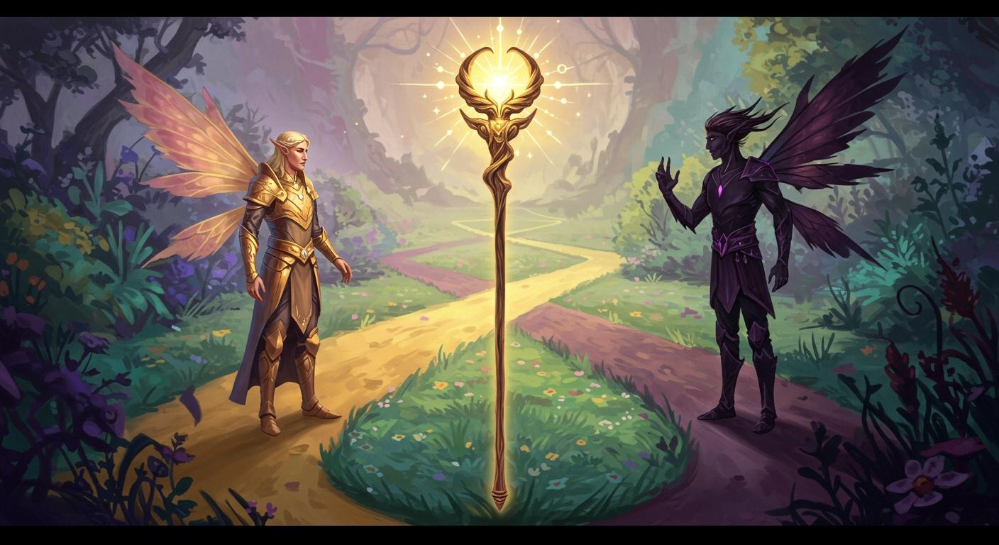 두 영웅, 다른 선택