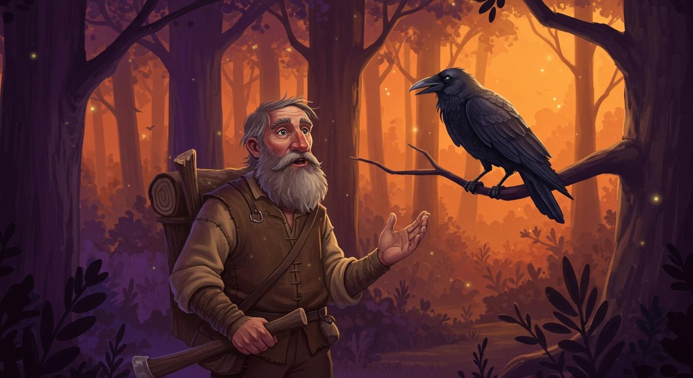 가난한 나무꾼과 특별한 능력