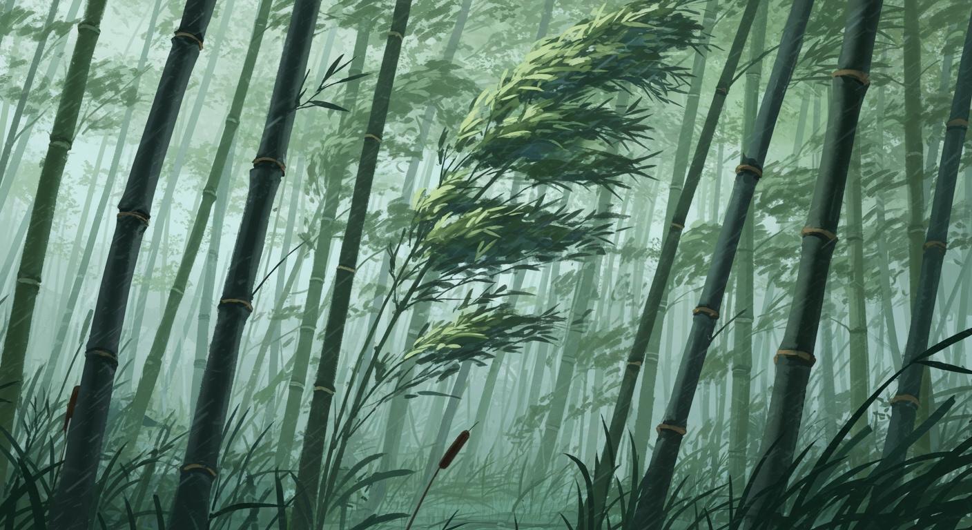 거센 바람이 불어오다