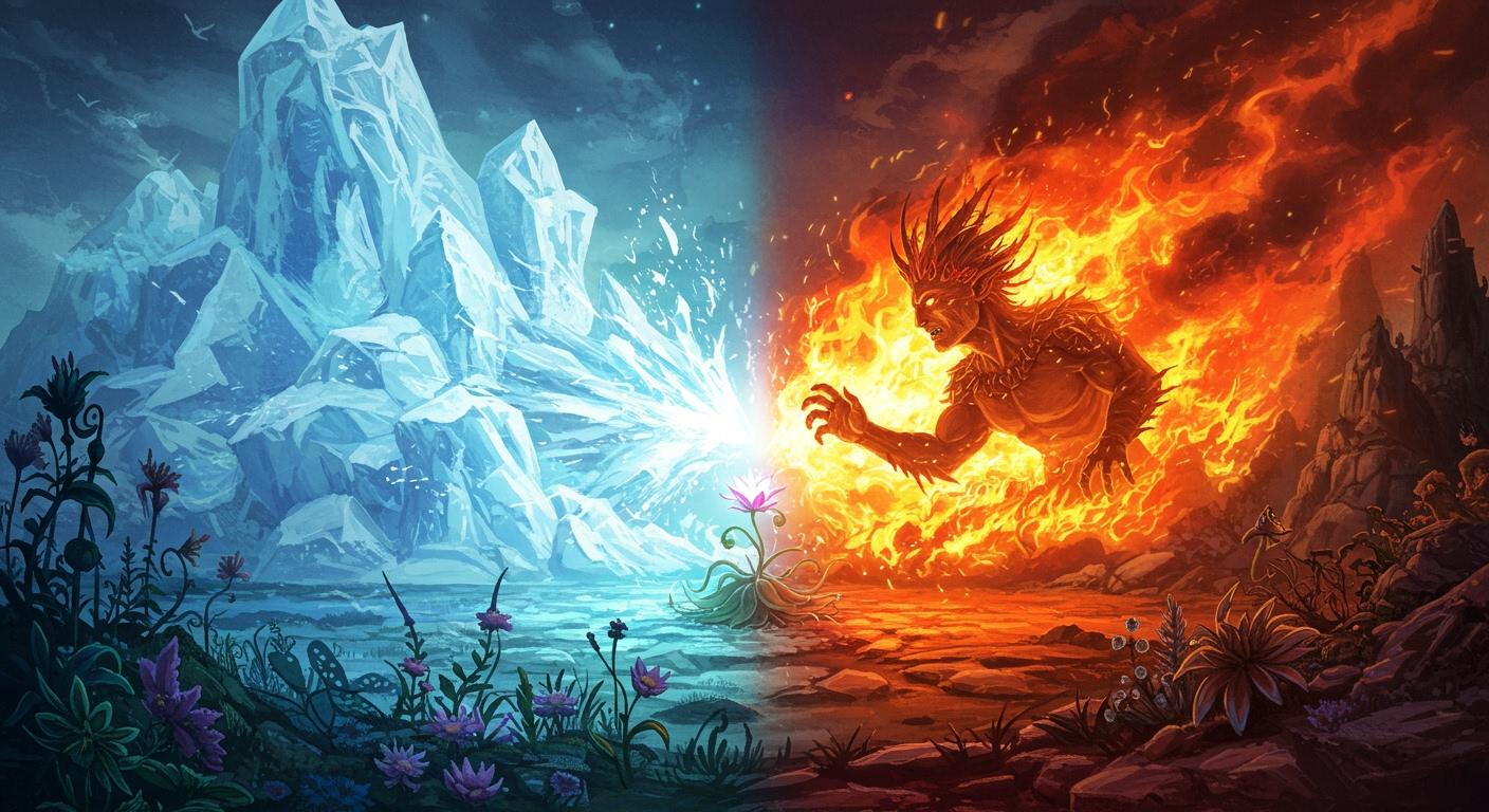 불꽃 정령의 깨달음