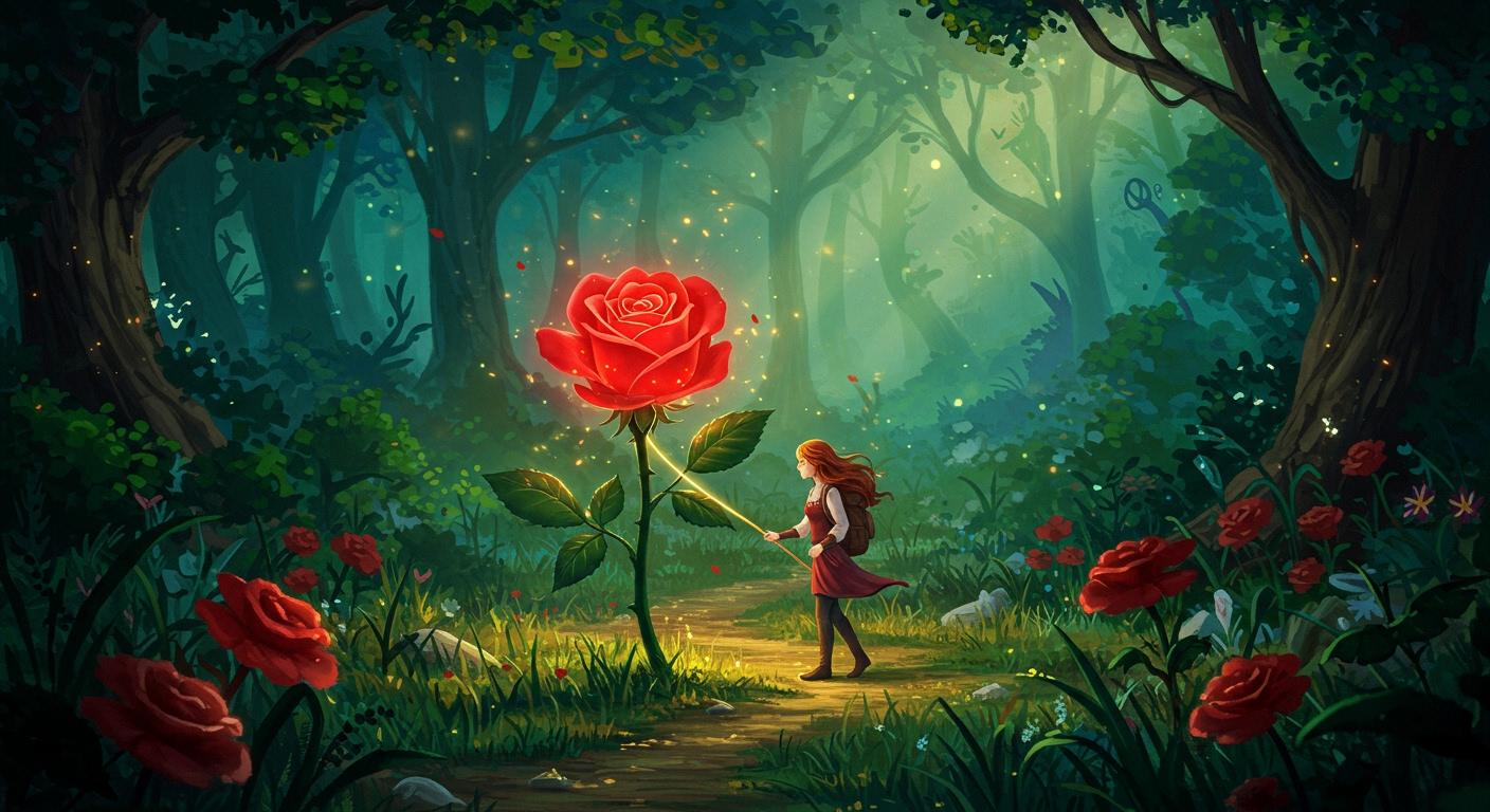 마법의 장미, 진실한 사랑을 깨닫다