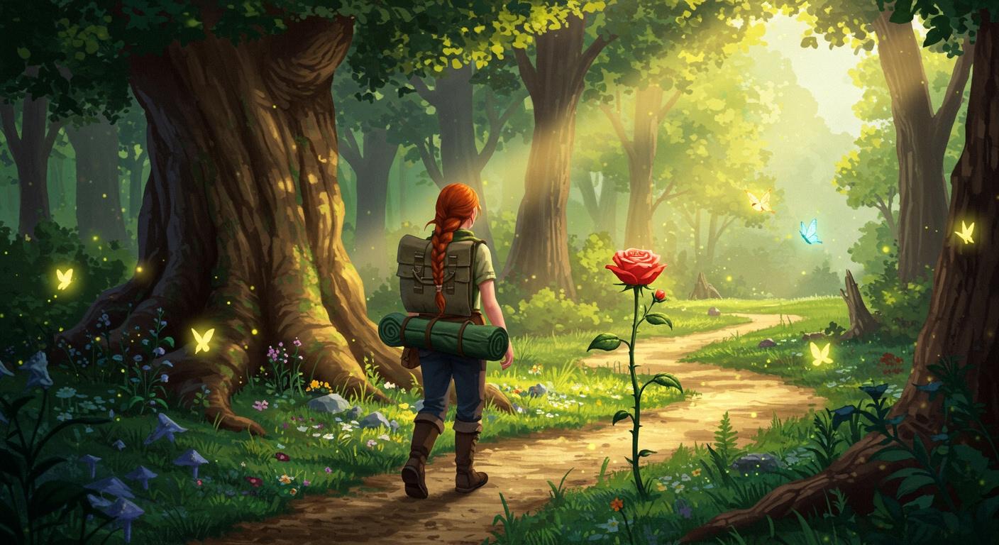 전설 속 마법의 장미를 찾아서