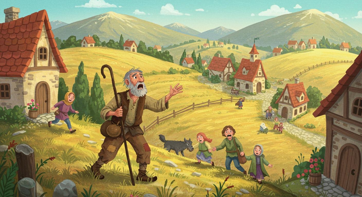 첫 번째 거짓말, 혼란에 빠진 마을