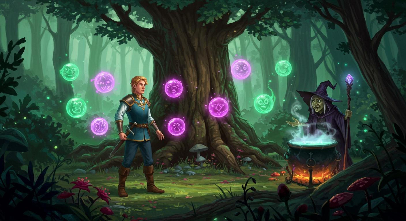 마녀의 시험과 왕자의 용기