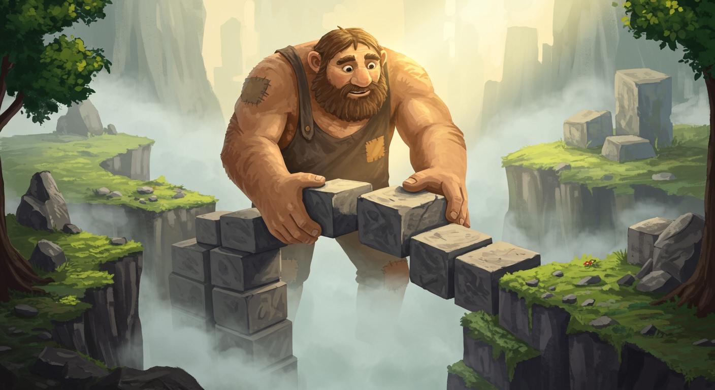 다리 건설의 시작