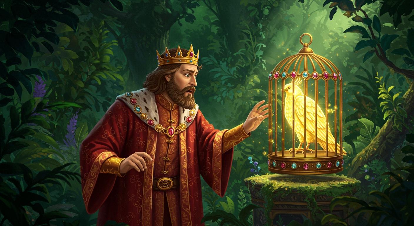 왕의 특별한 욕심, 황금 깃털의 새