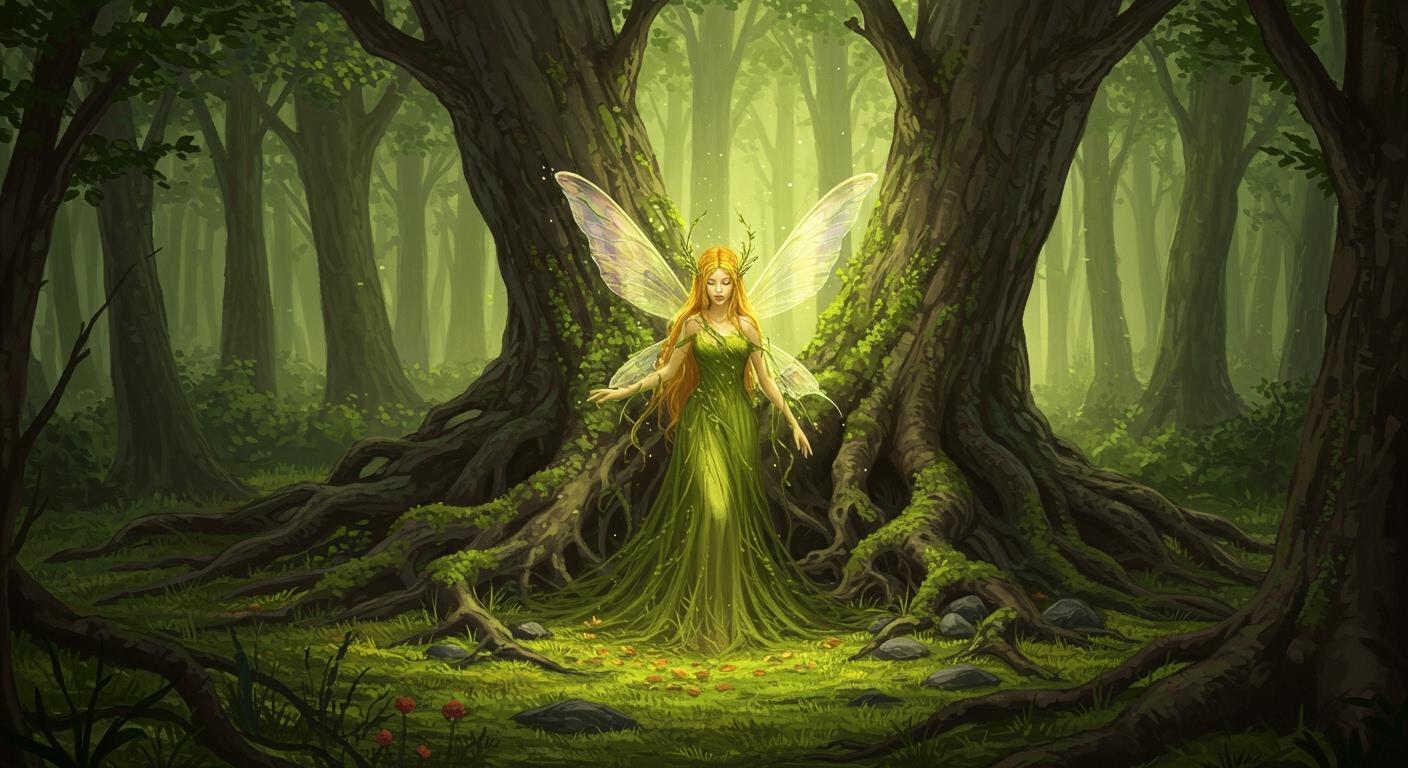 숲의 아름다움과 요정들의 삶