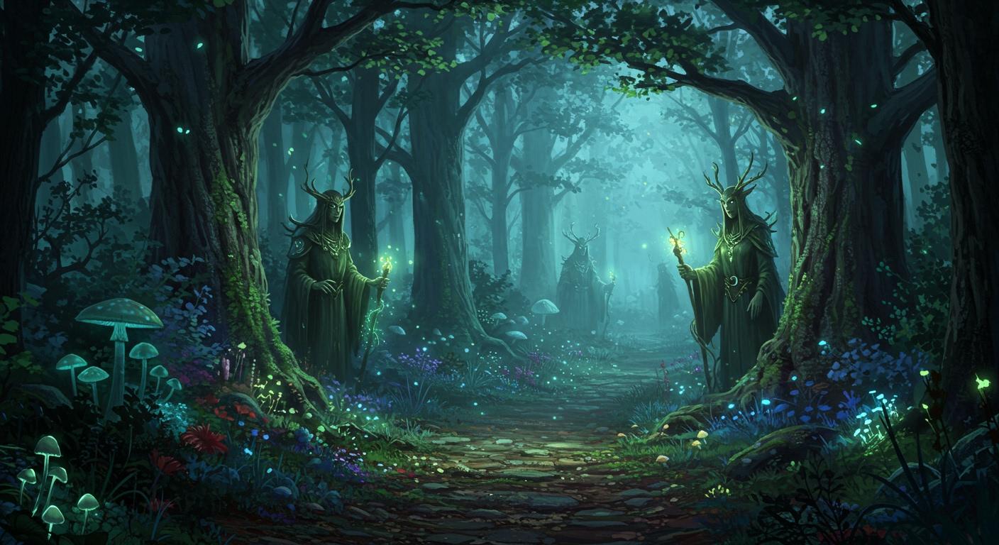 숲으로 향하는 길