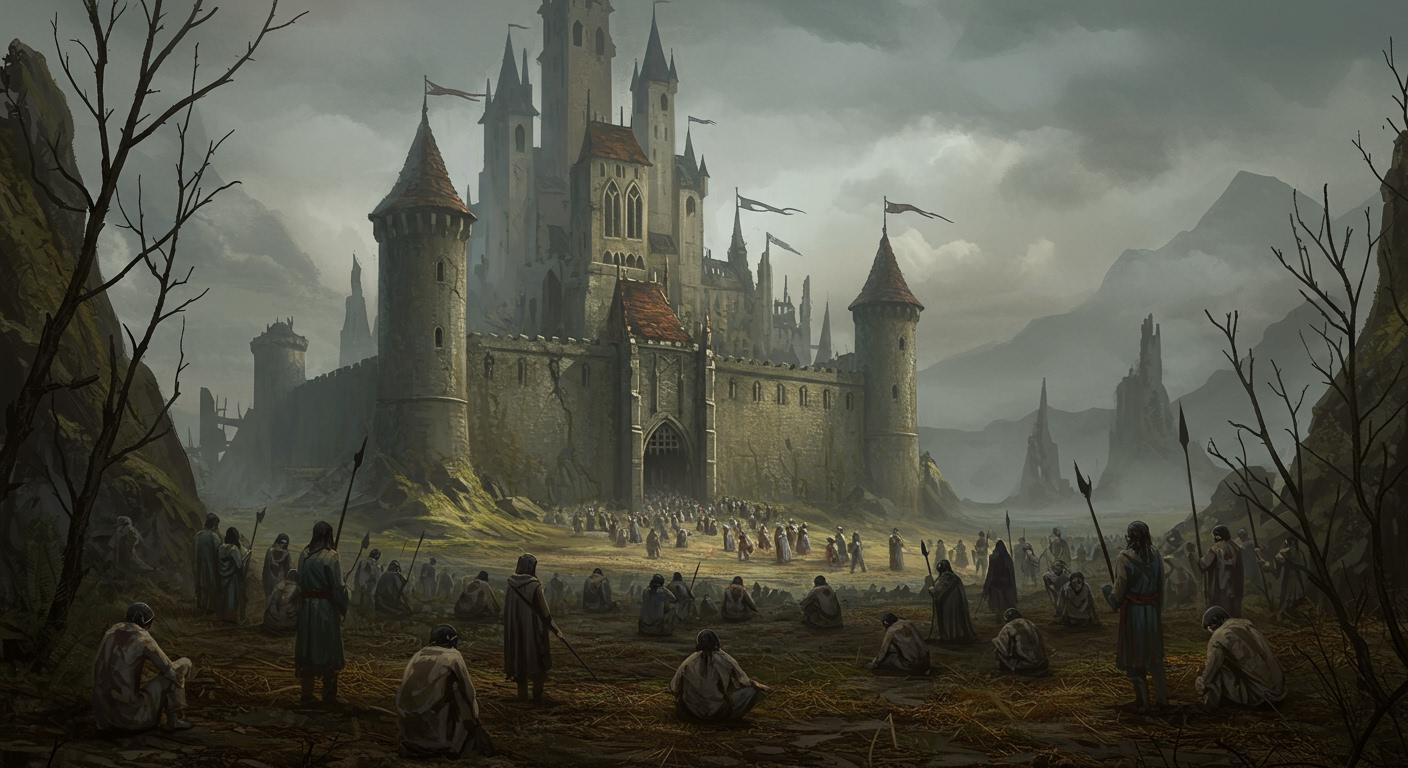 가난과 고통에 시달리는 백성들