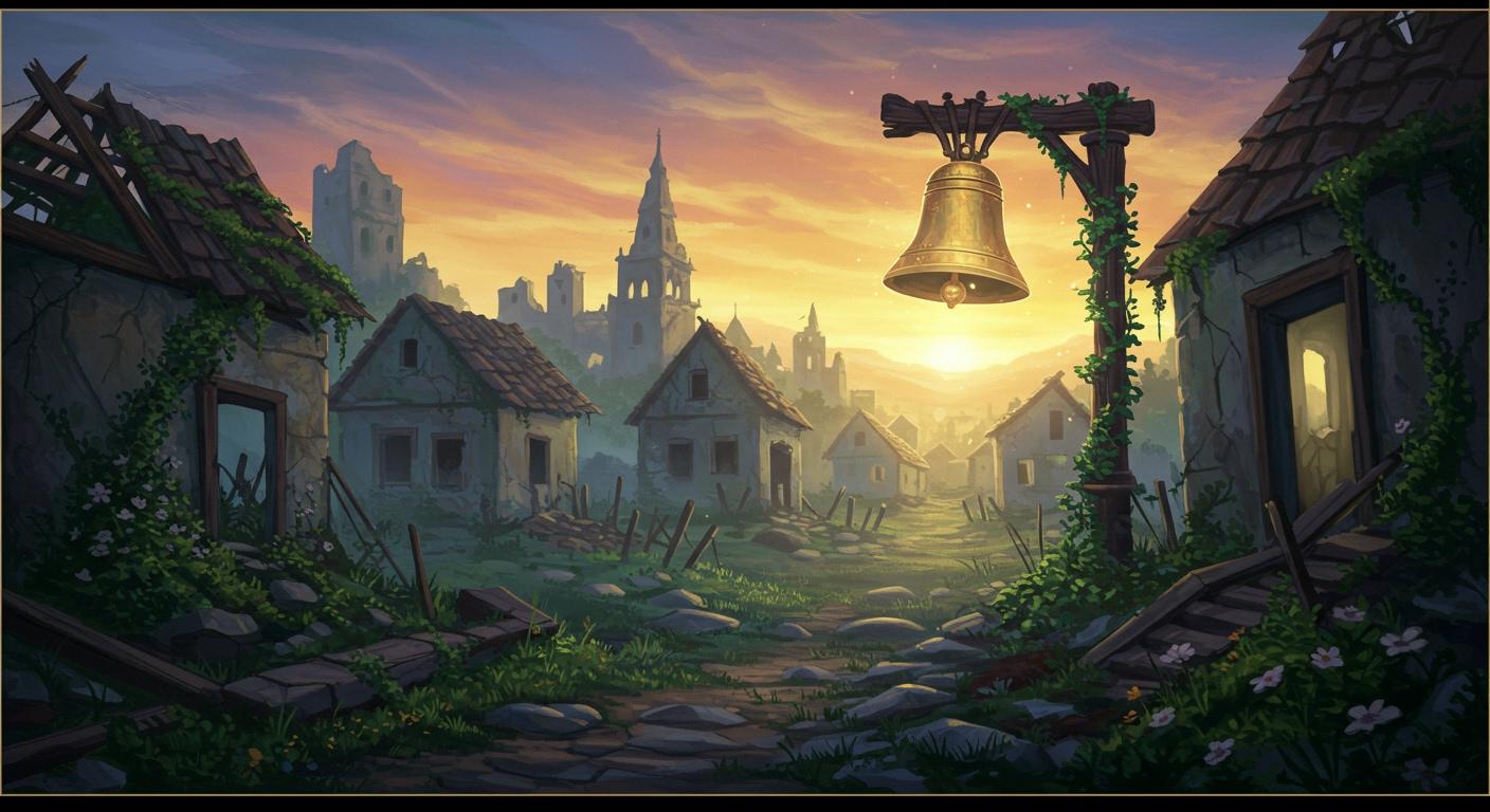 절망에 잠긴 마을