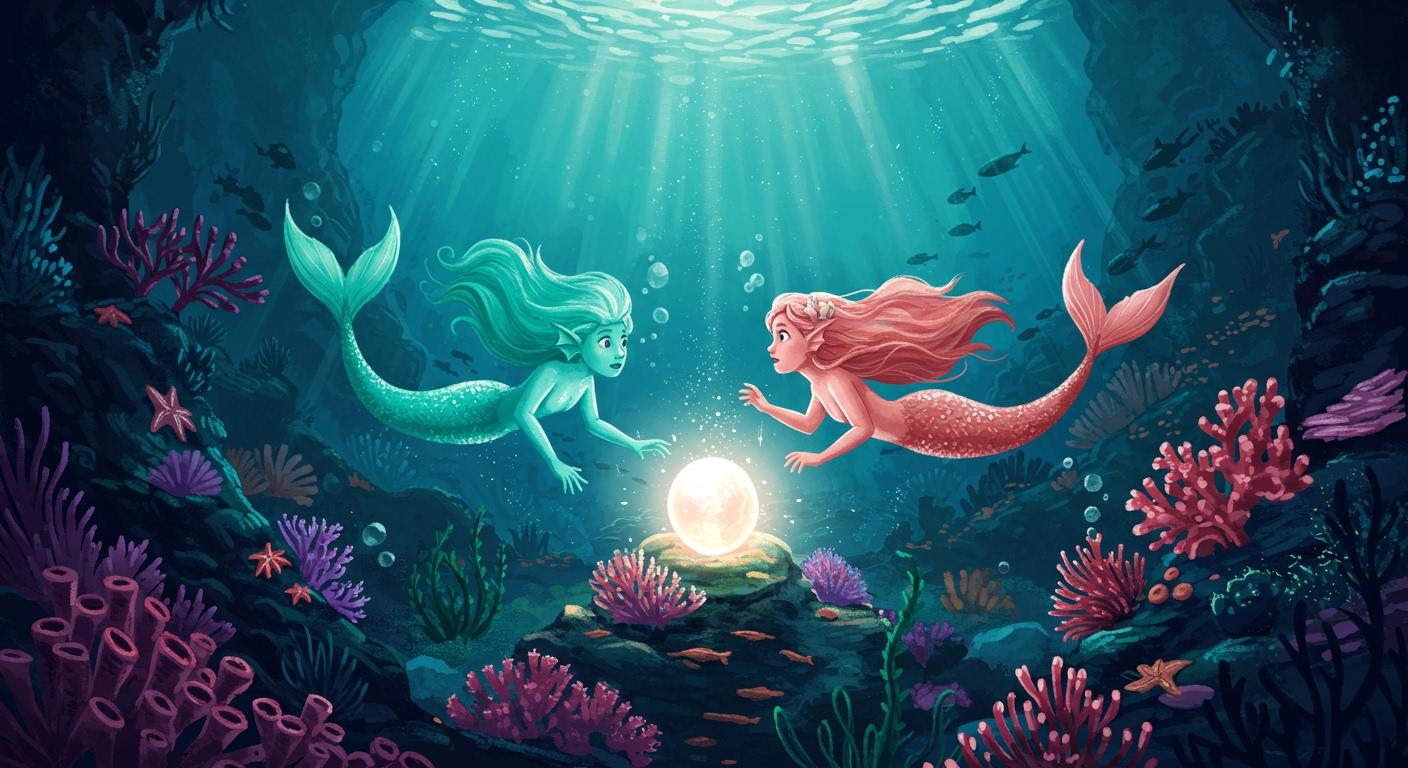 용감한 인어 자매들의 결심
