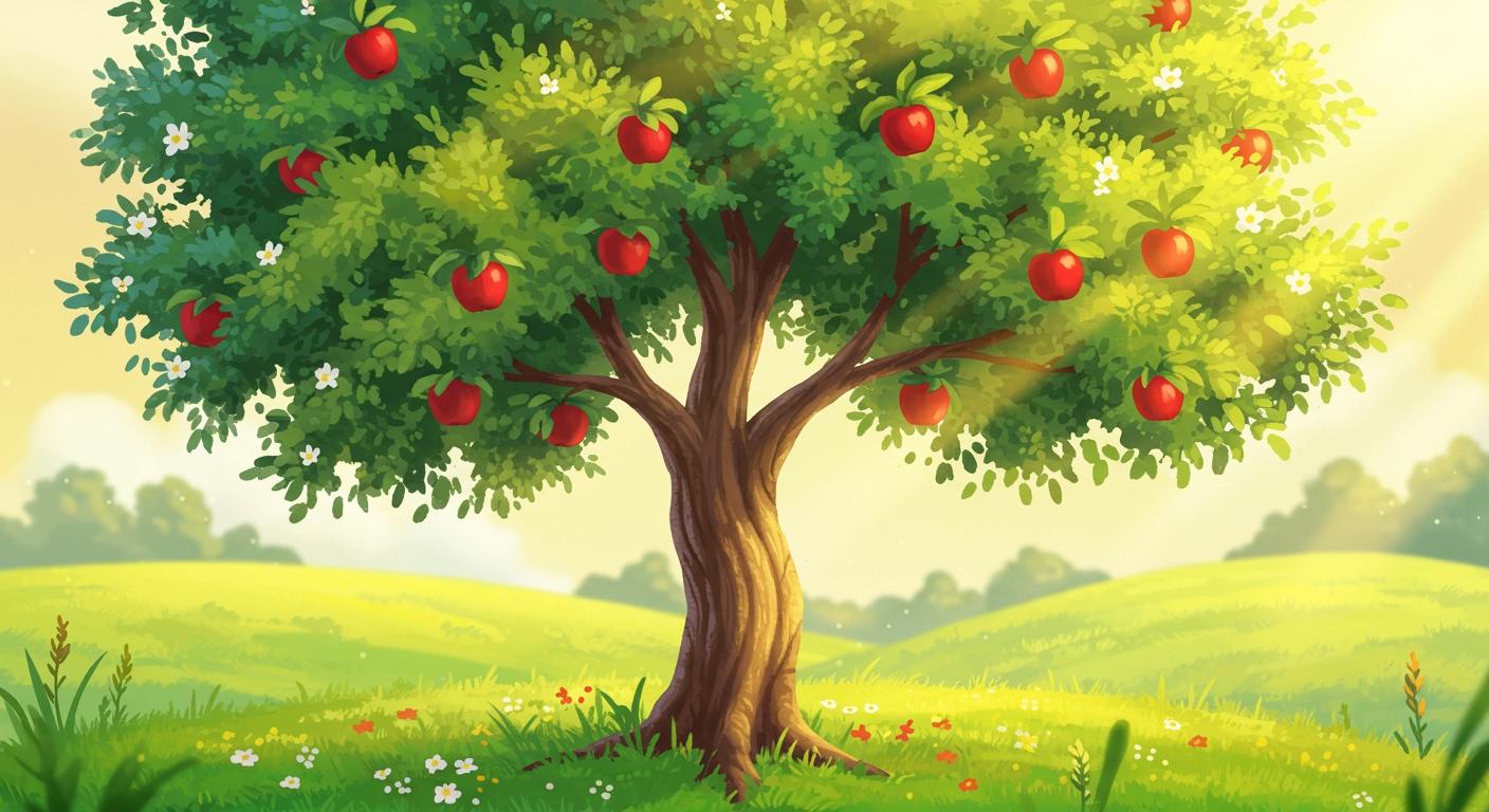 여름: 풍성한 잎과 햇살의 속삭임