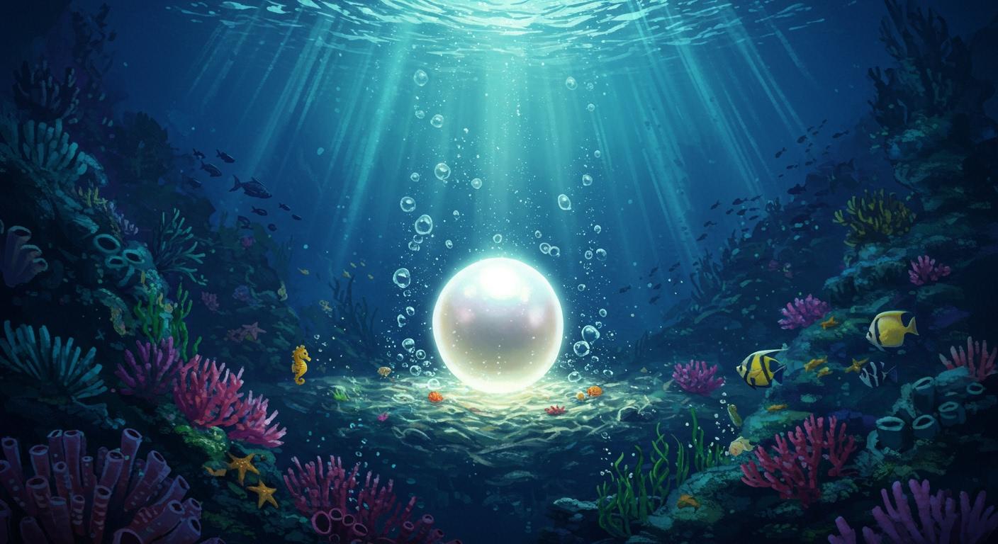 마침내 모습을 드러낸 진주