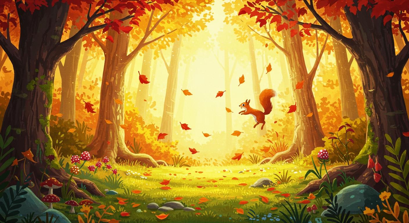 숲 속 작은 나뭇잎의 꿈