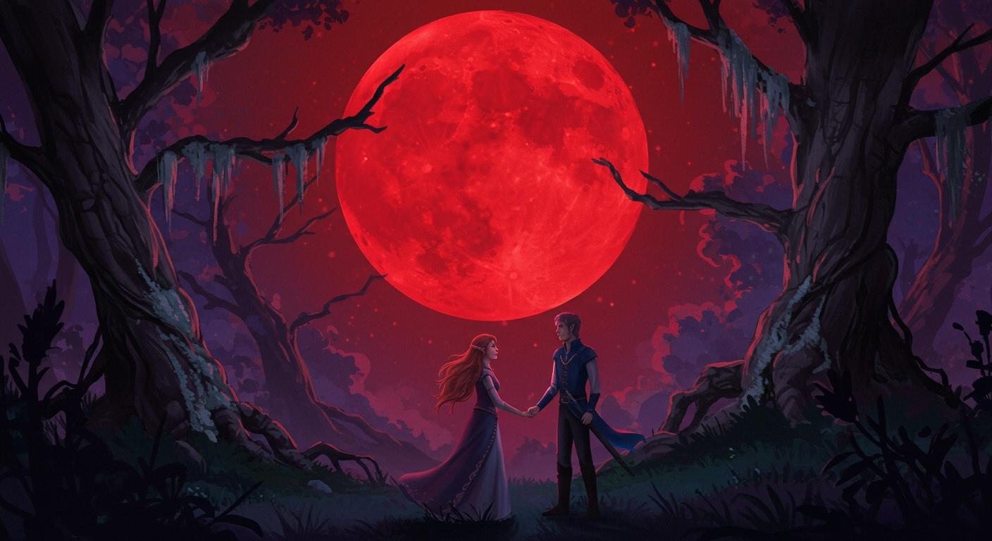 붉게 물든 밤, 시작된 운명