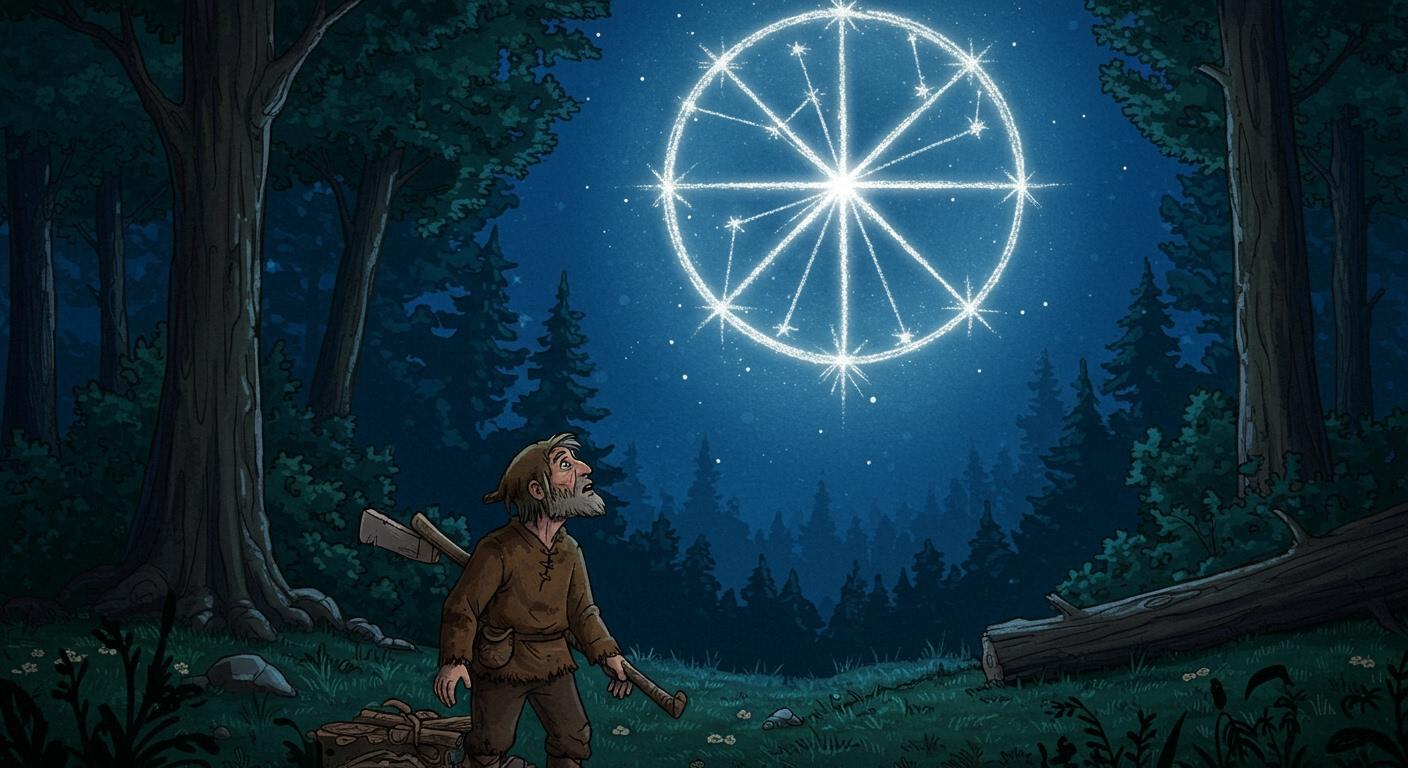 가난한 나무꾼과 꿈결 같은 만남