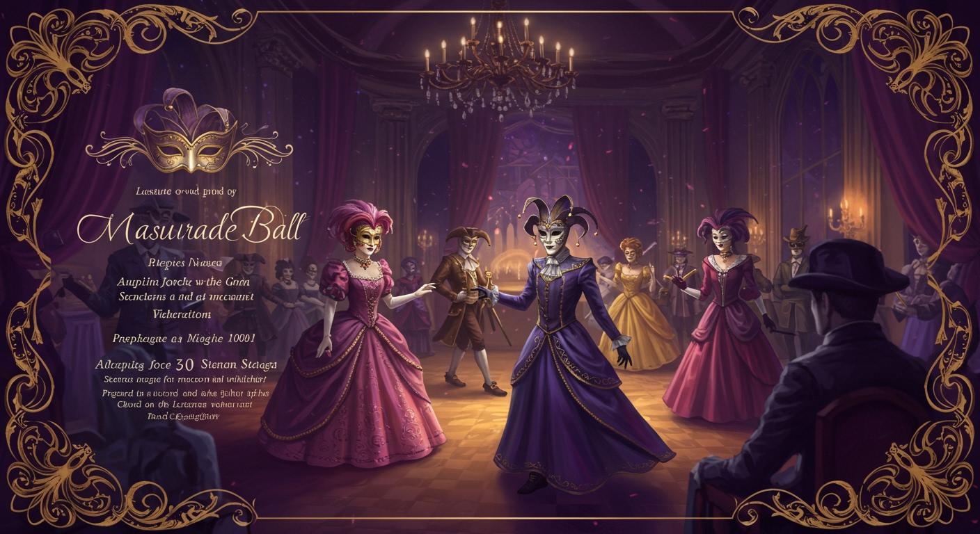 무도회의 시작을 알리는 초대