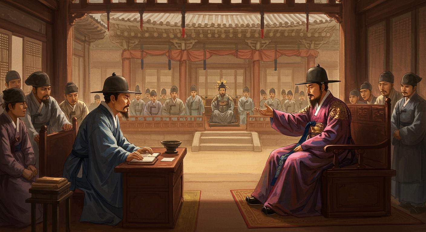 재판장에서의 지혜 대결