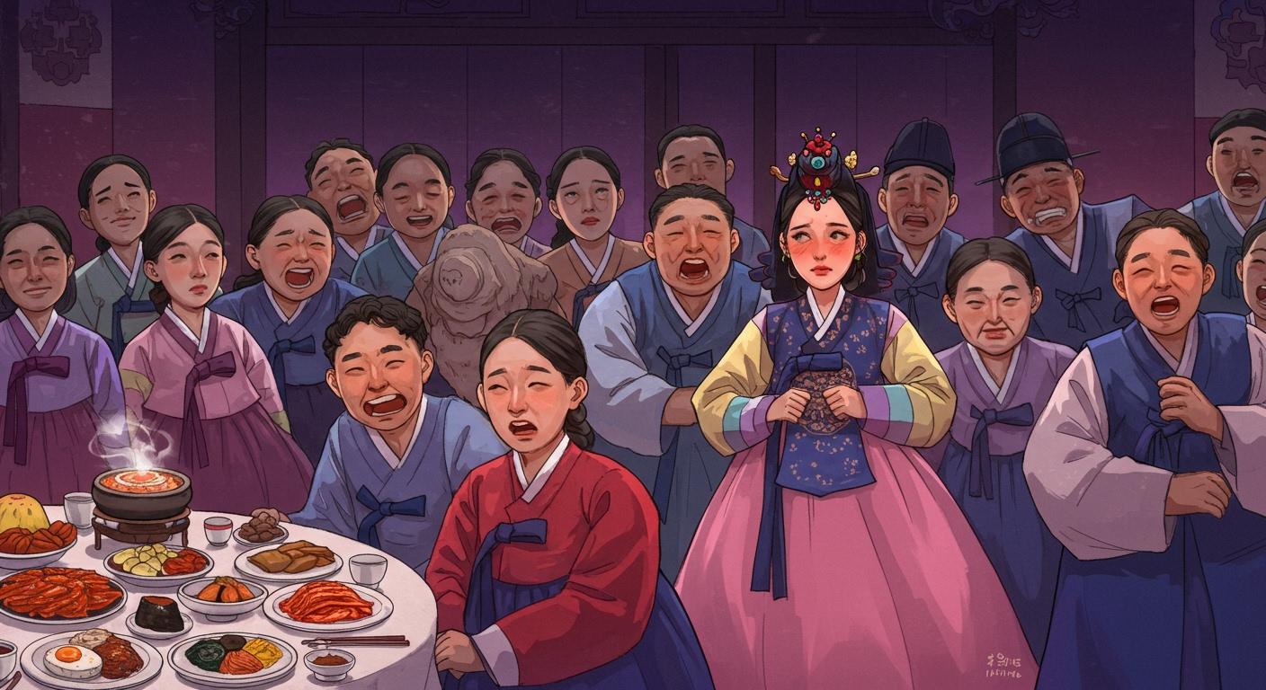 잔치날 벌어진 소동