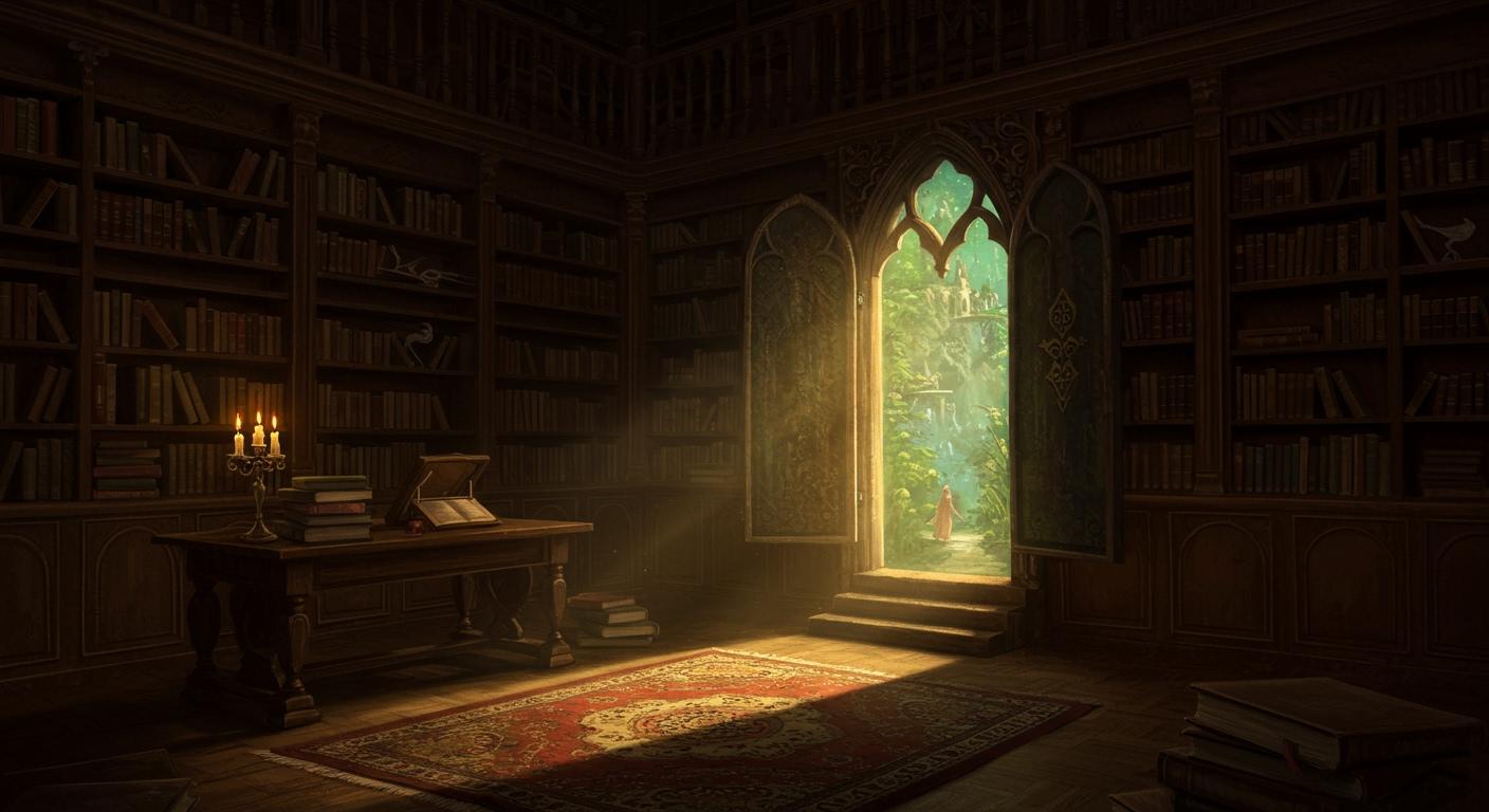 낡은 저택, 그리고 수상한 책장