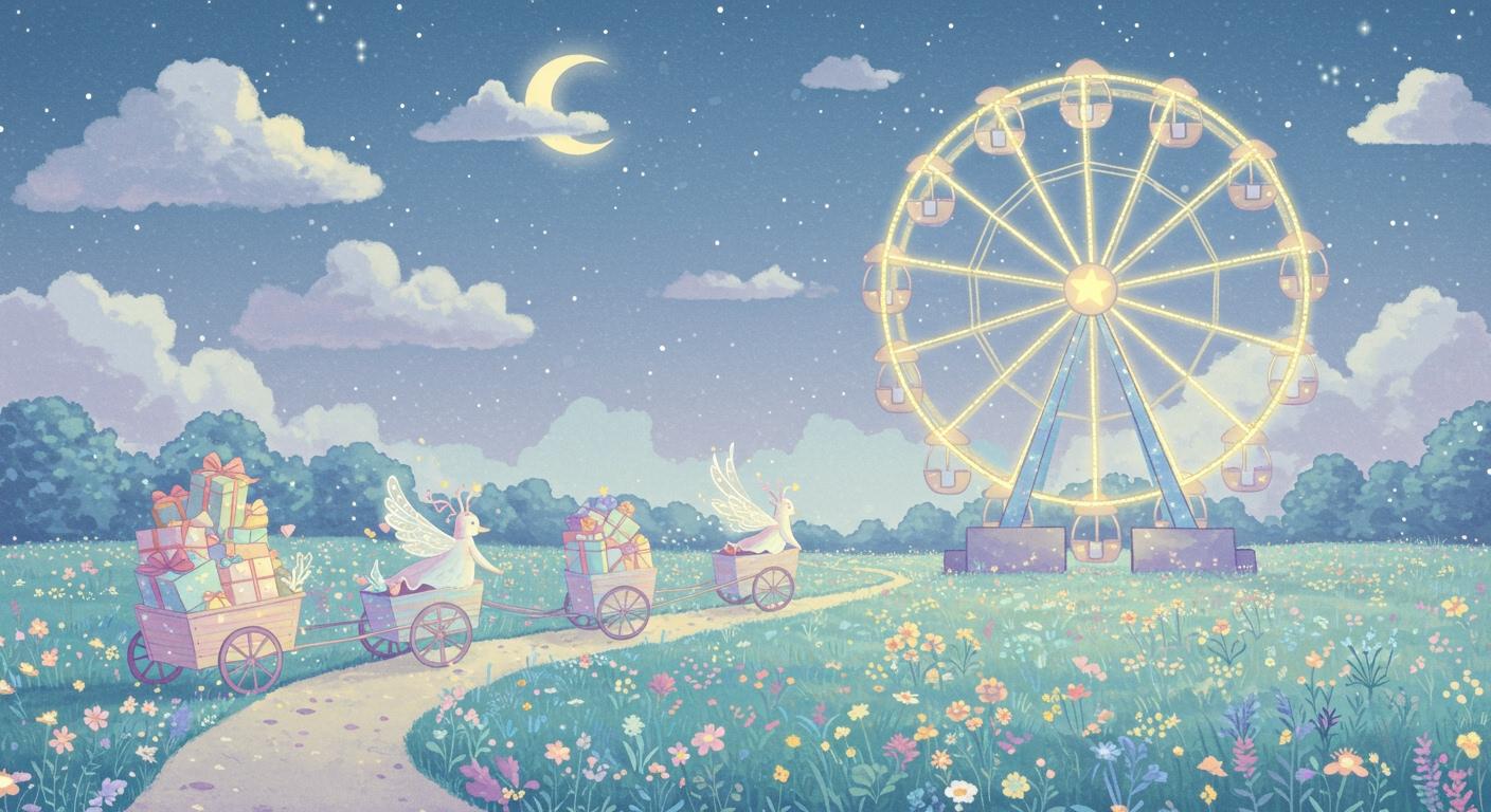 행복을 가져다주는 수레바퀴의 선물