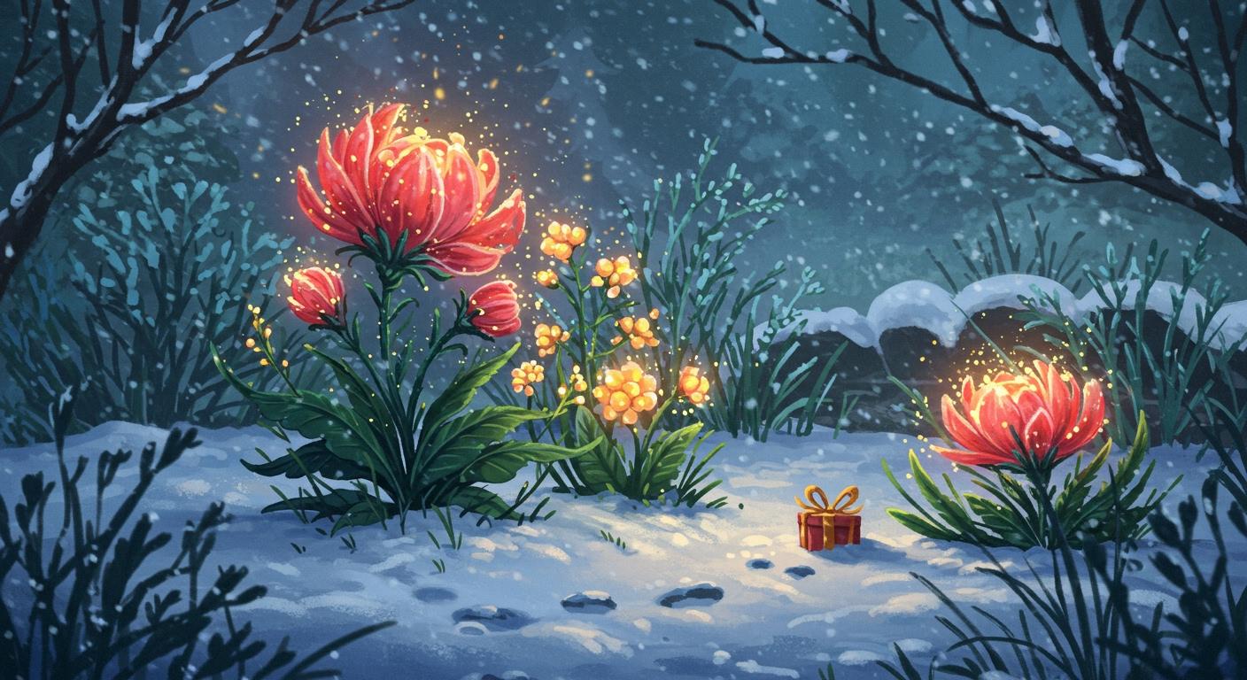 산타의 특별한 선물, 비밀 정원