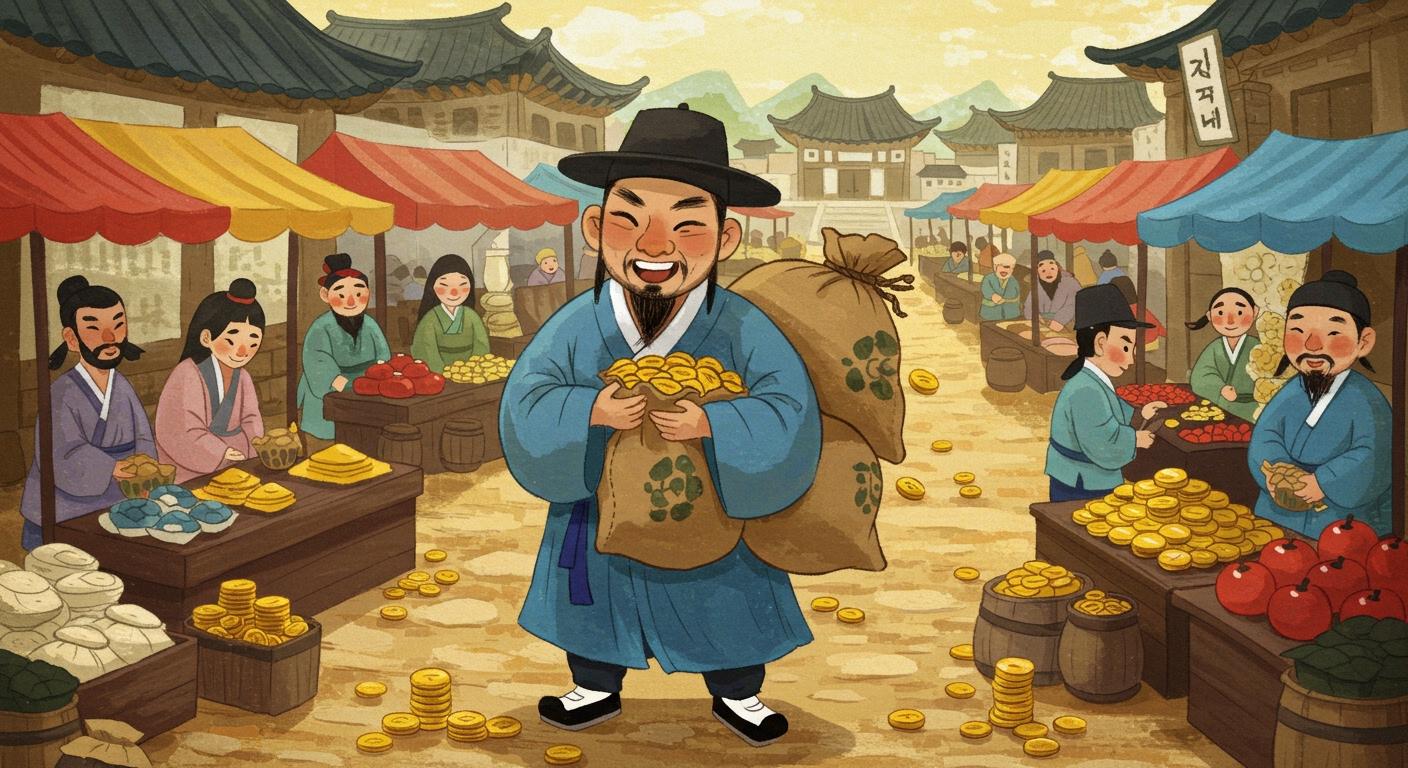 욕심 많은 부자의 계략