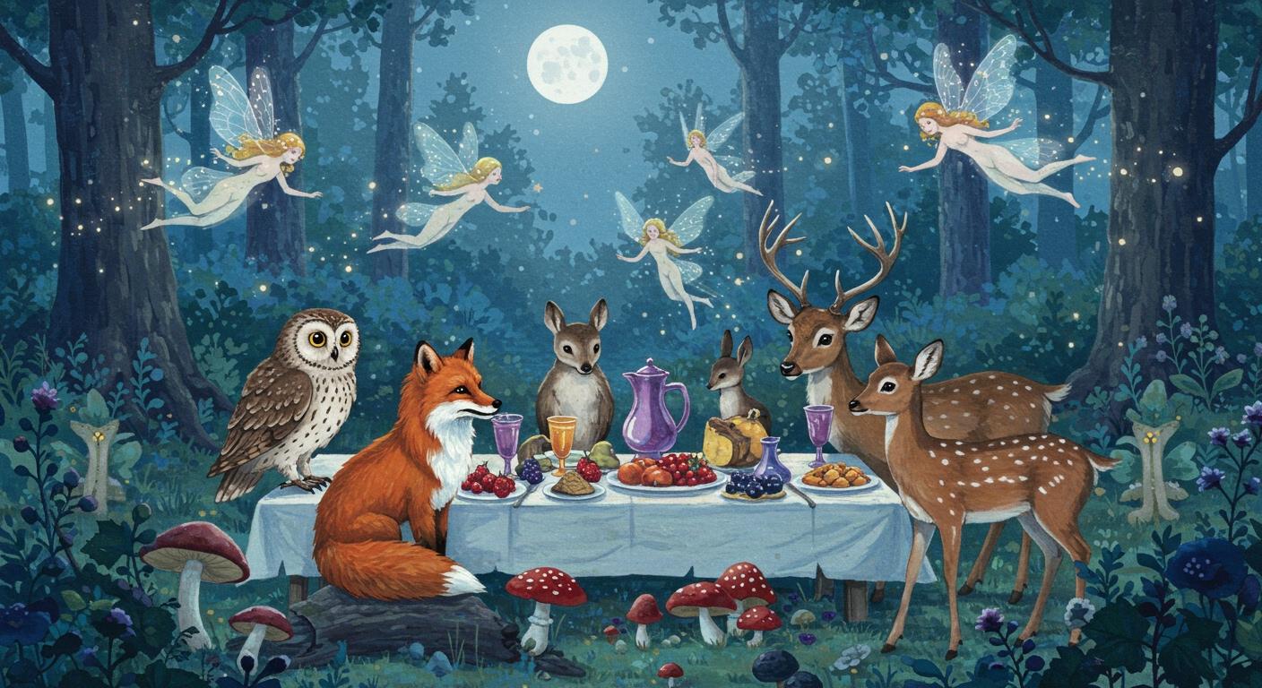 숲 속 동물들의 도착