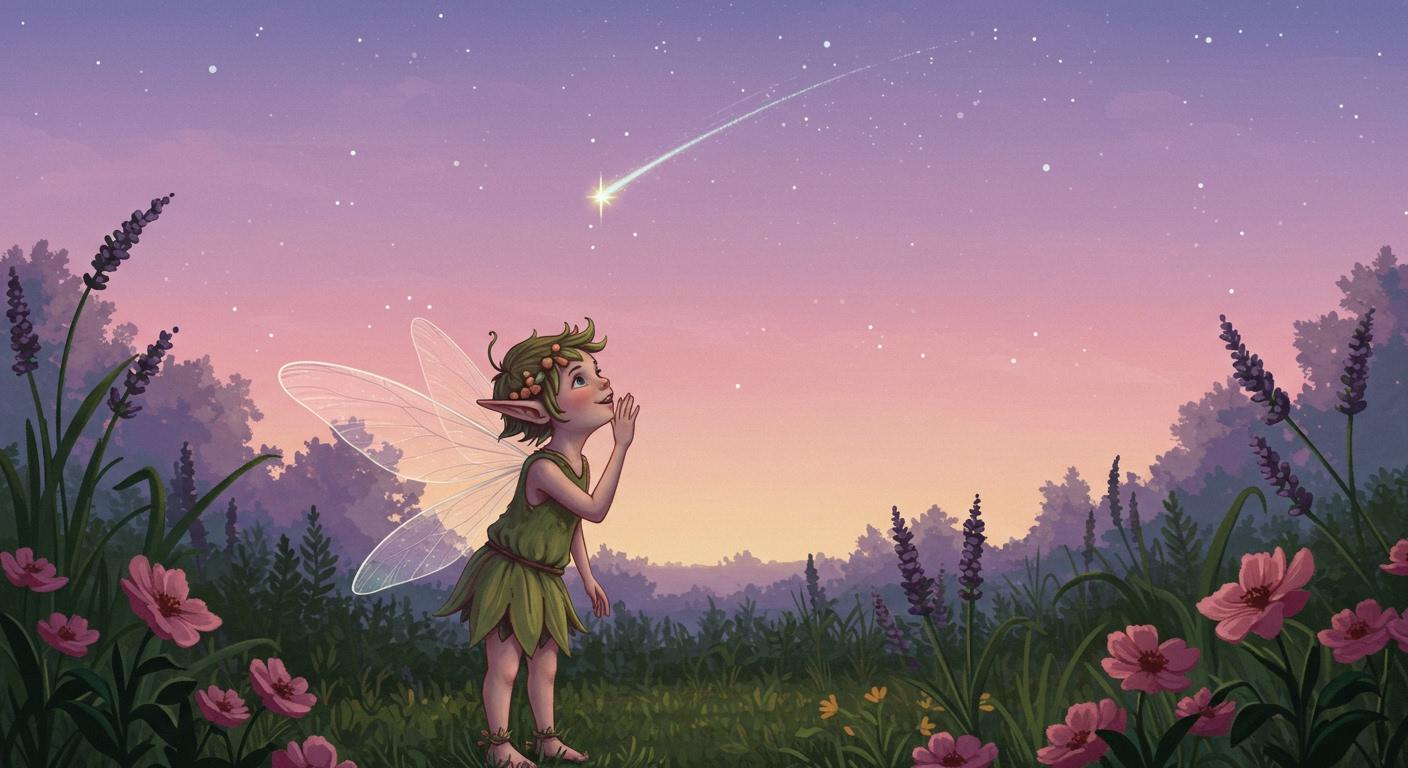 유성을 향한 소녀의 두 번째 소원