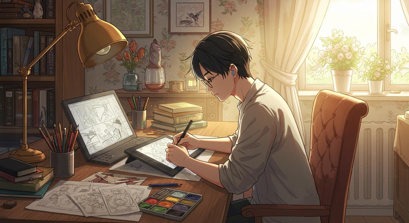 연재의 시작과 지속적인 노력