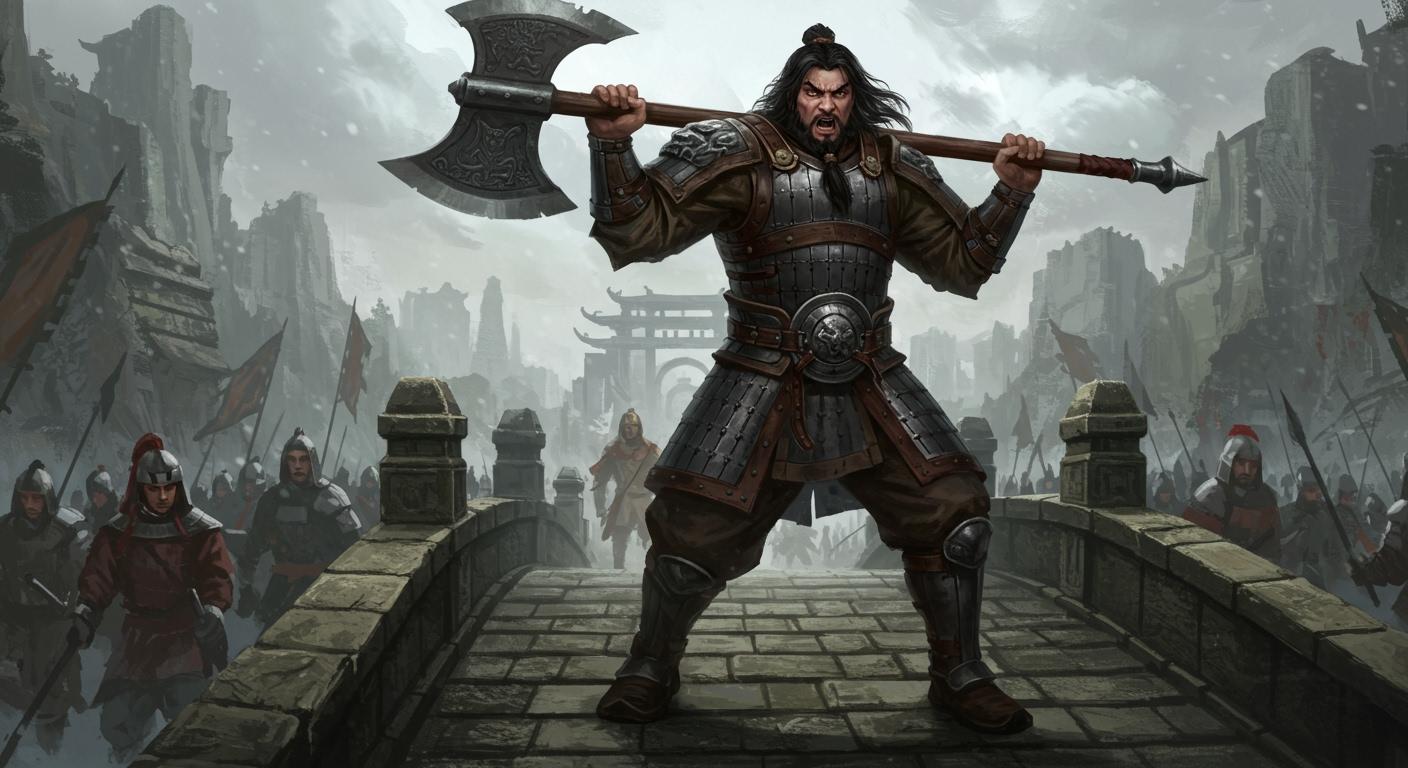 장비의 기세, 위나라 군대를 압도하다