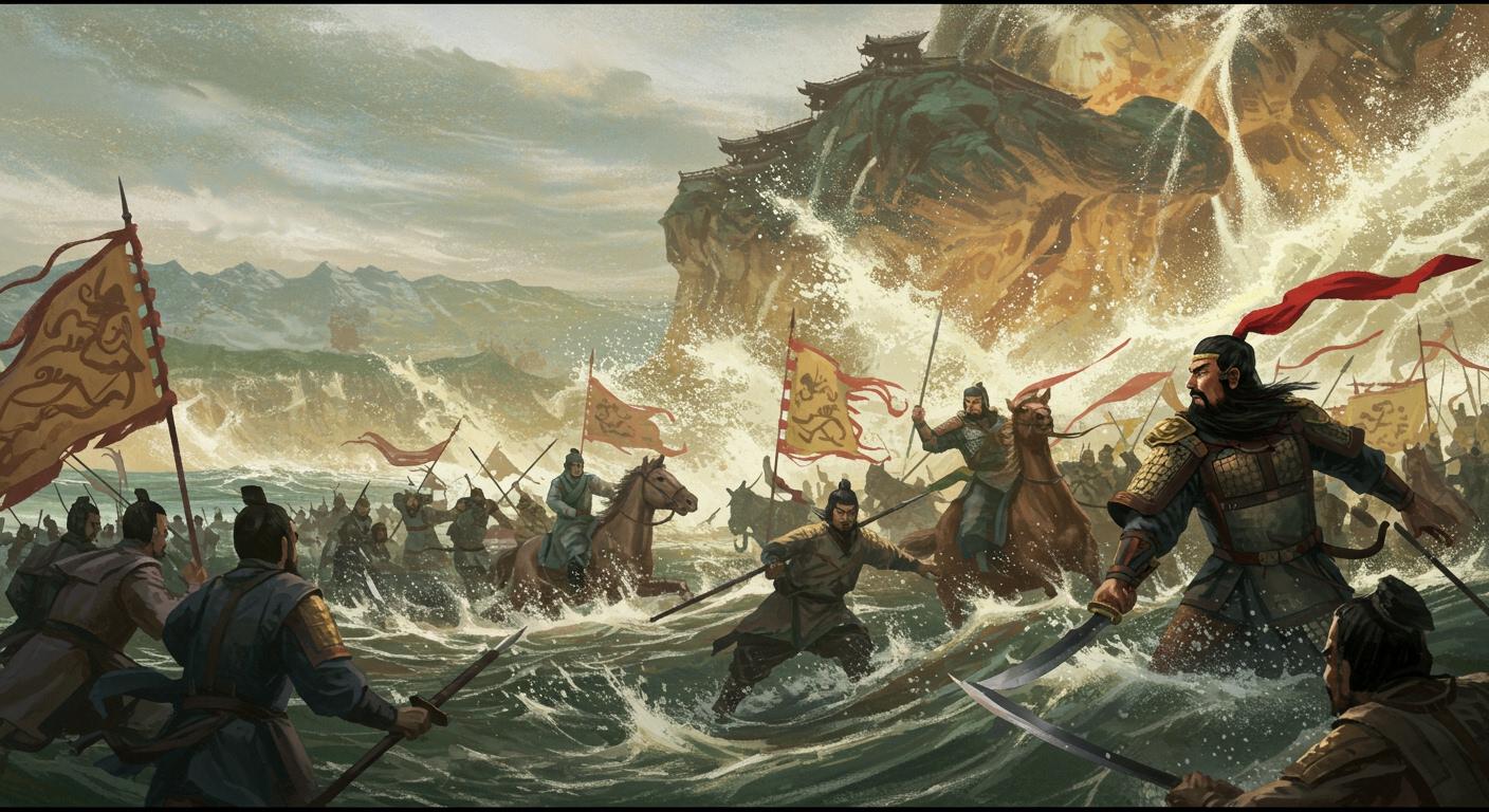 우금과의 격돌과 홍수의 습격