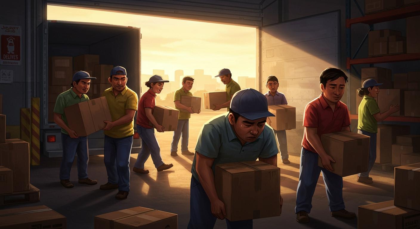 줄거리: 택배 상하차, 그 치열한 삶의 현장 속으로