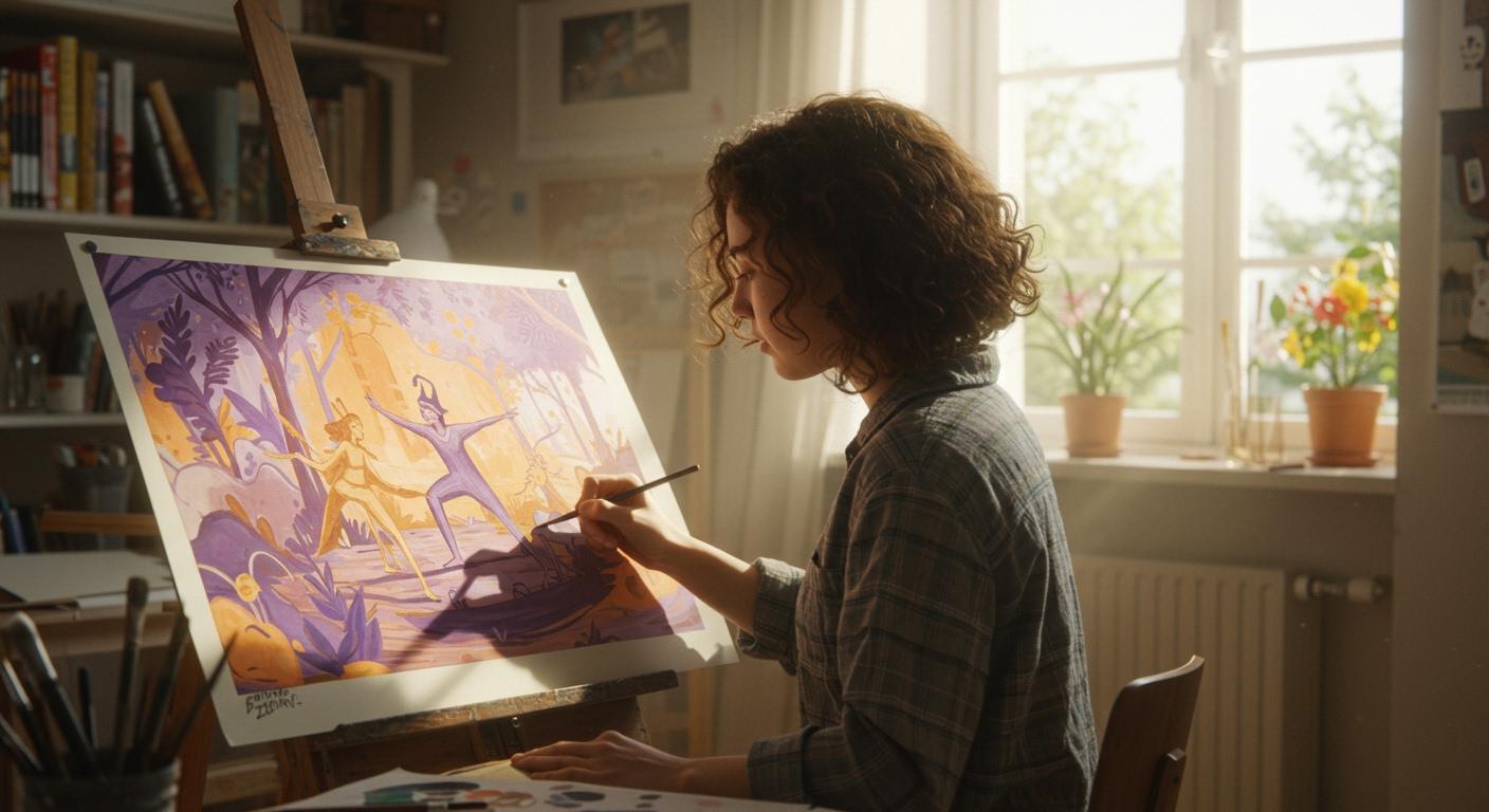 줄거리: 균형 잡힌 캐릭터, 생동감 넘치는 움직임