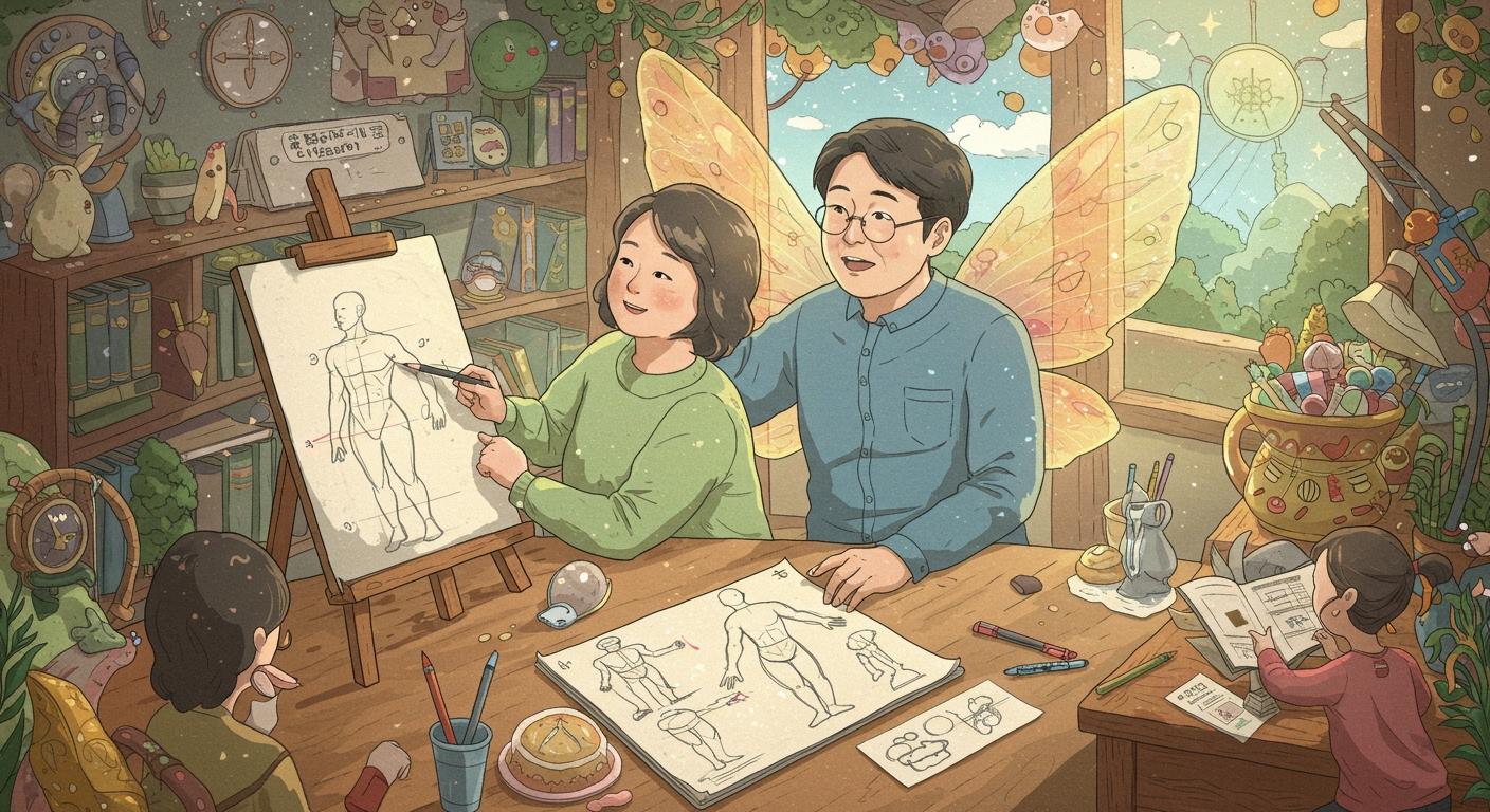 인체 드로잉 실력 향상을 위한 꾸준한 연습