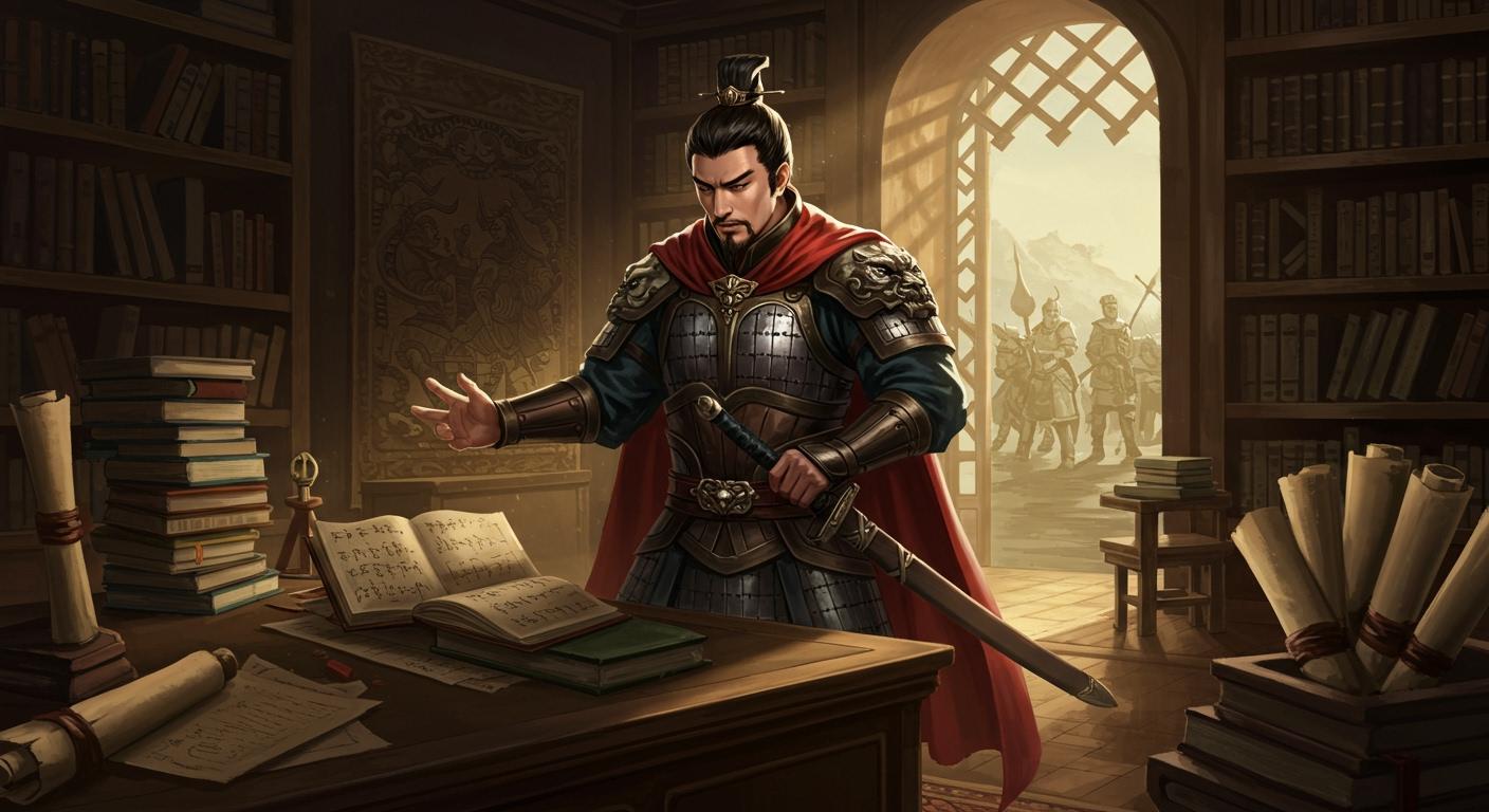 무장이었던 여몽, 학문을 멀리하다