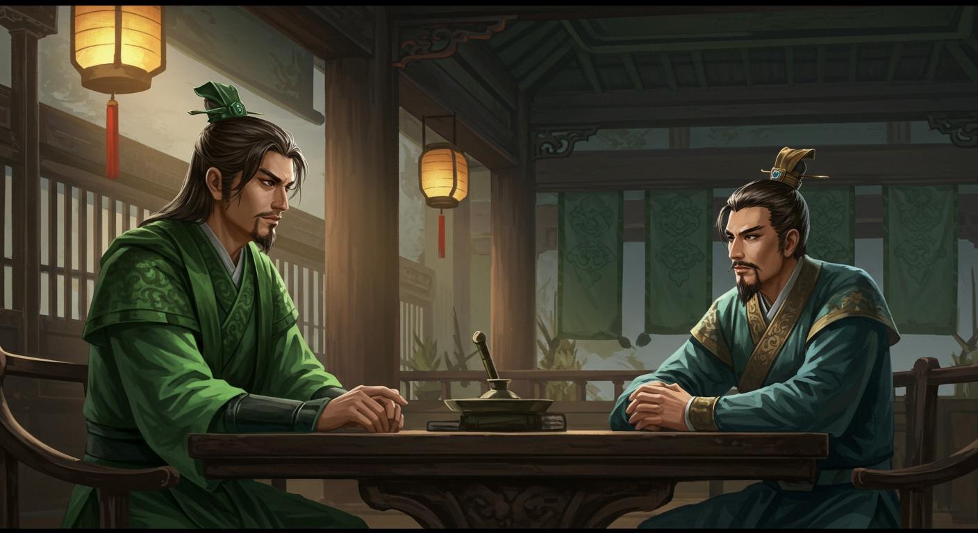 주유, 제갈량의 재능에 질투를 느끼다