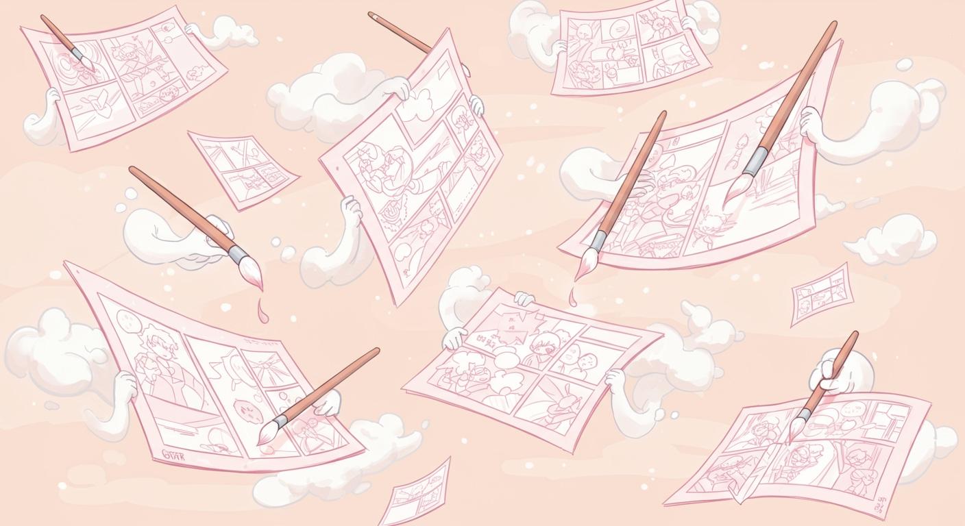 시선 유도와 공간 연출, 만화의 깊이를 더하다